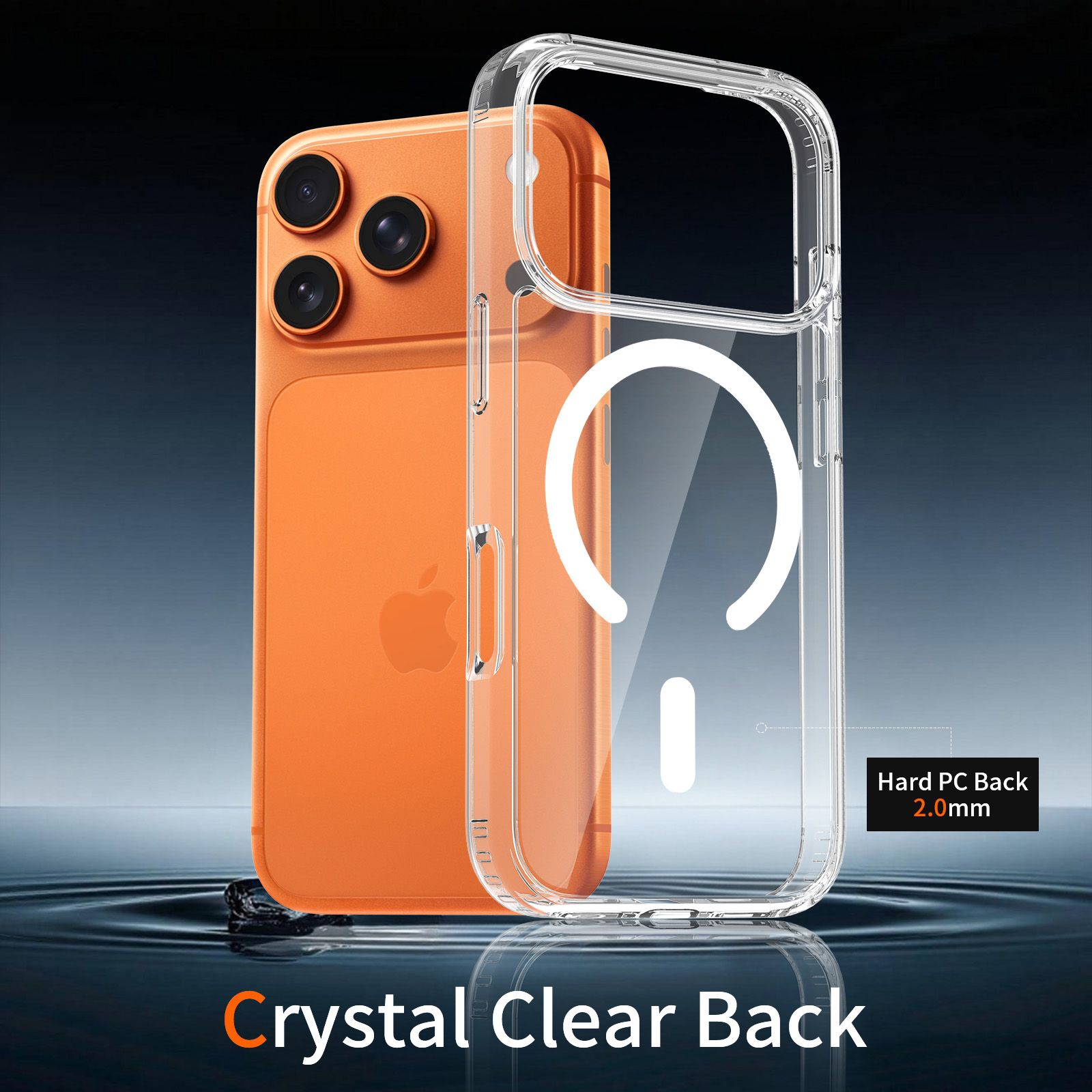 Crystal 2.0MM Anti-Scratch Magnetic Clear Case — 53