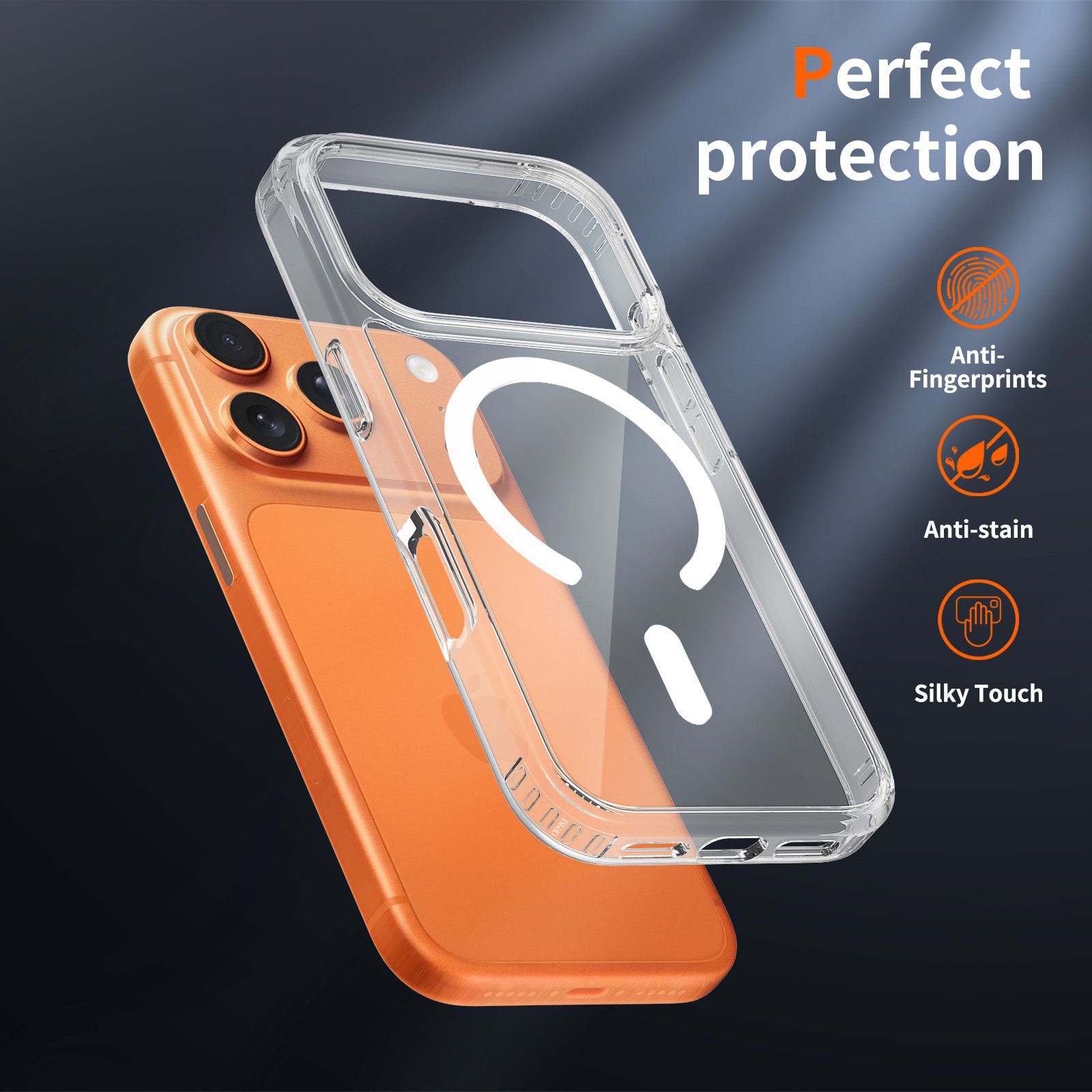 Crystal 2.0MM Anti-Scratch Magnetic Clear Case — 55