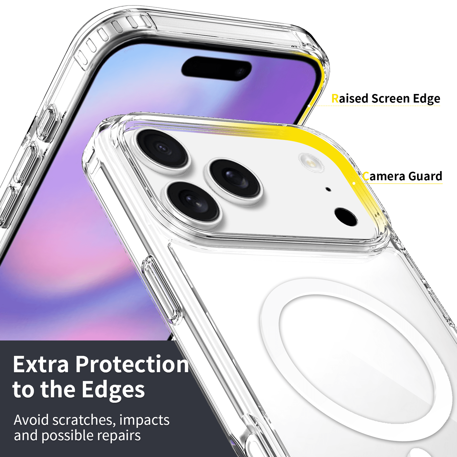 Crystal 2.0MM Anti-Scratch Magnetic Clear Case — 2