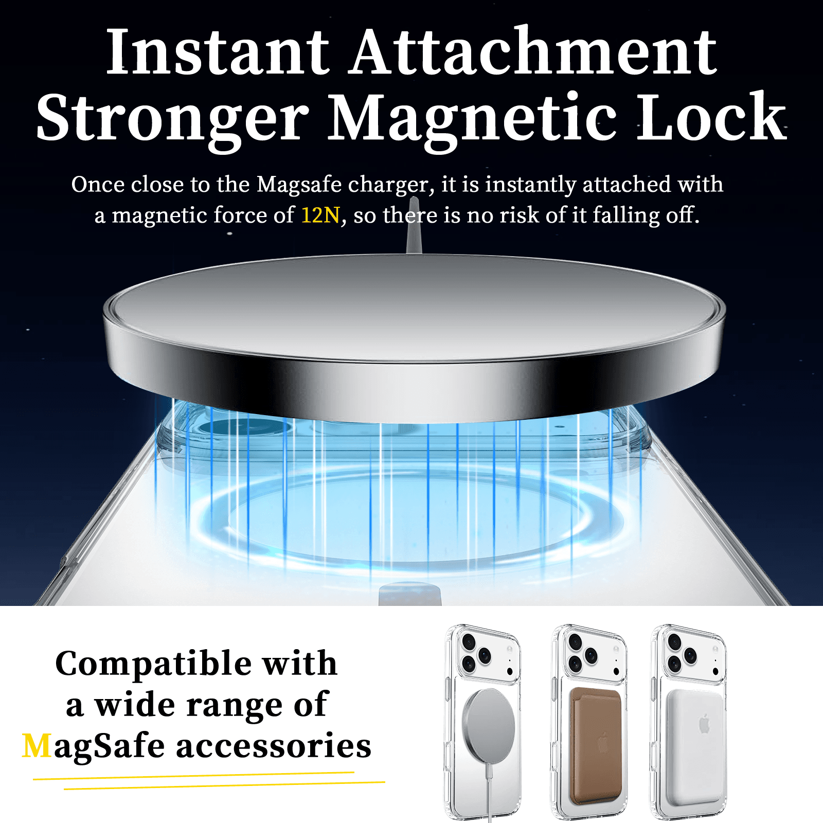 Crystal 2.0MM Anti-Scratch Magnetic Clear Case — 4