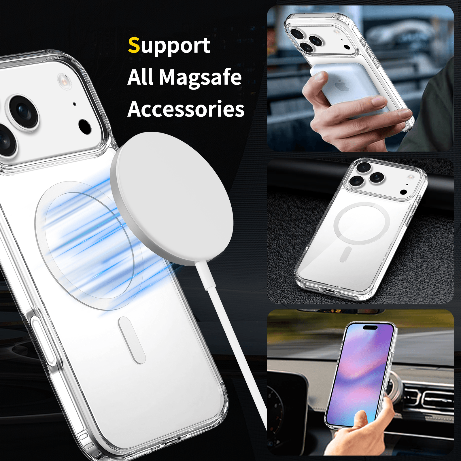 Crystal 2.0MM Anti-Scratch Magnetic Clear Case — 5