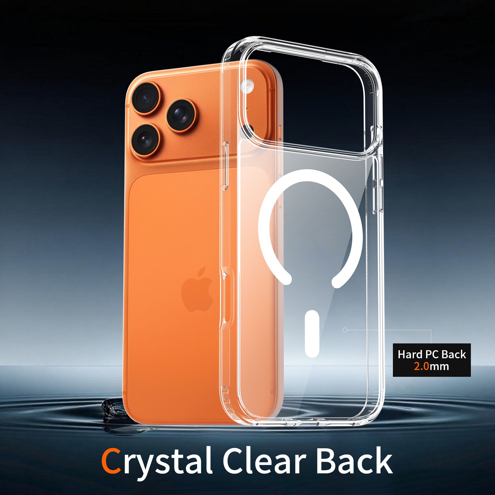 Crystal 2.0MM Anti-Scratch Magnetic Clear Case — 66