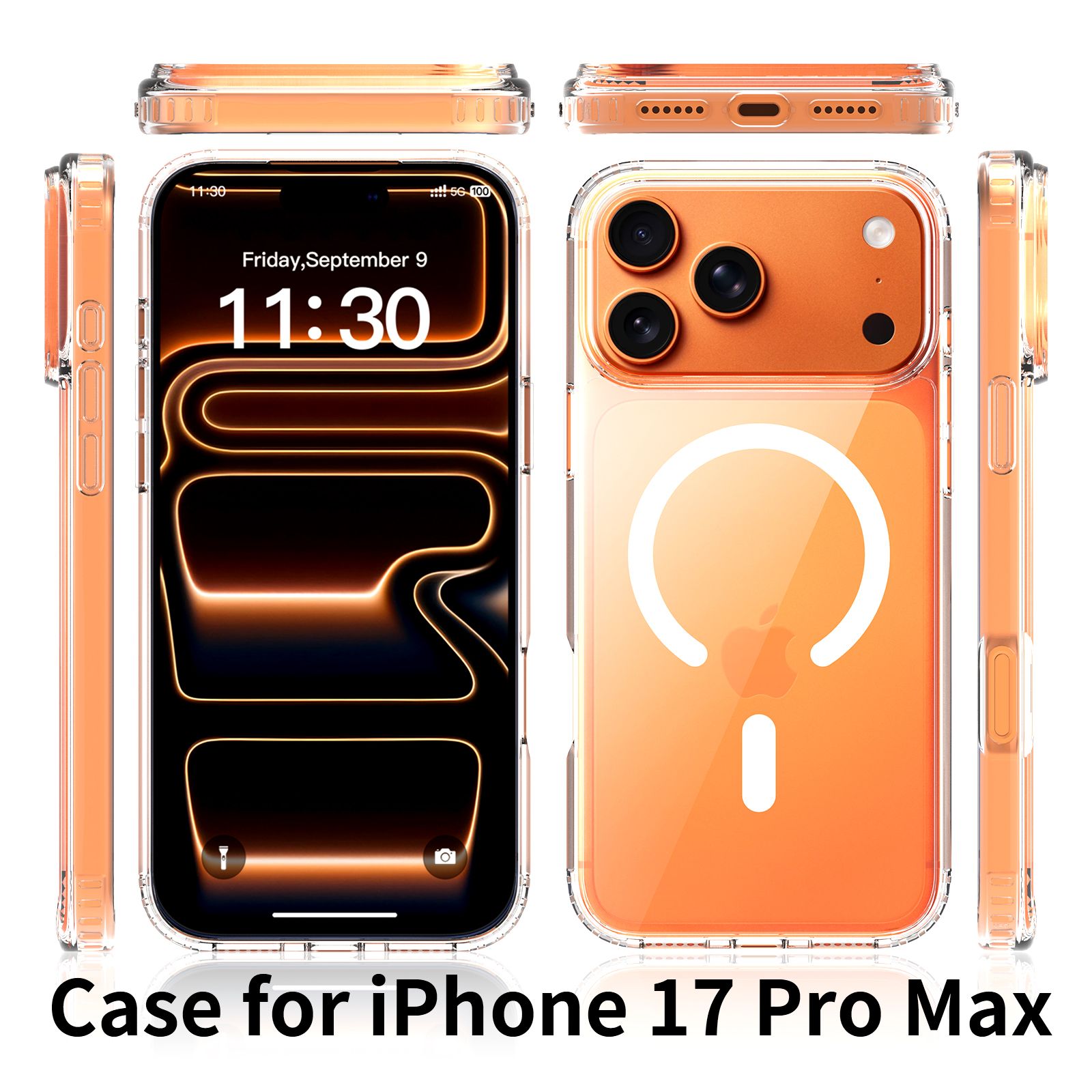 Crystal 2.0MM Anti-Scratch Magnetic Clear Case — 65