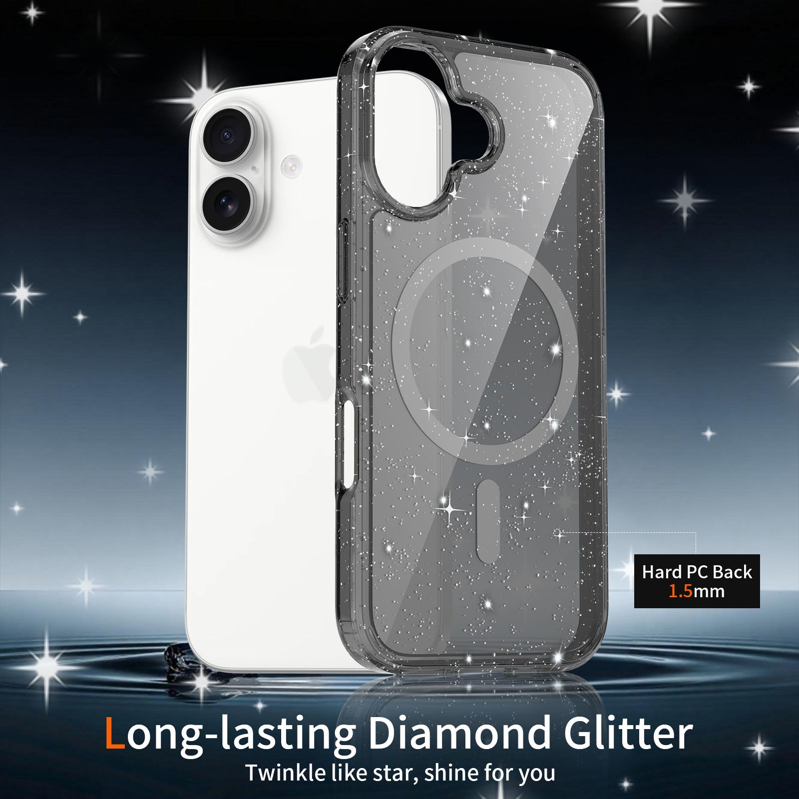 Stellar 1.5MM Magnetic Glitter Case — 15