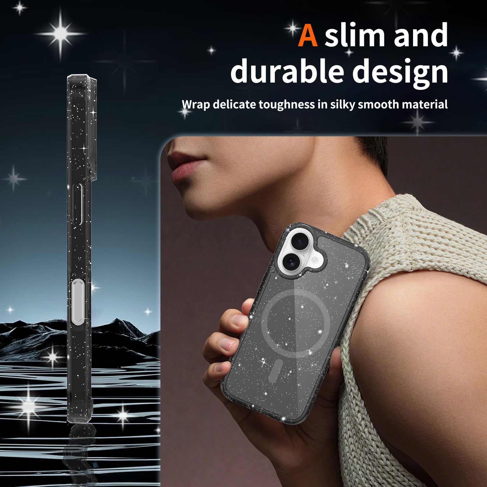 Stellar 1.5MM Magnetic Glitter Case — 18