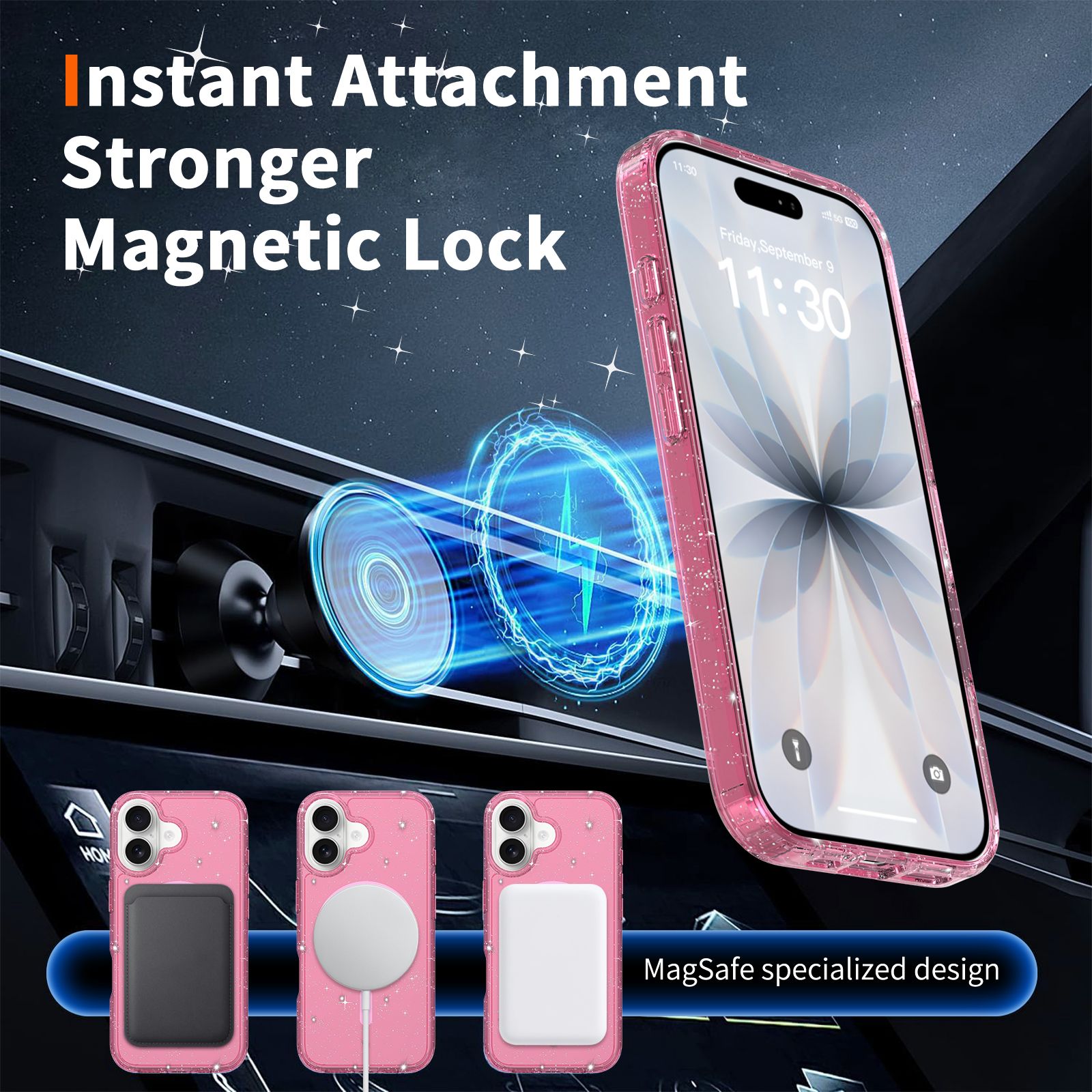Stellar 1.5MM Magnetic Glitter Case — 23