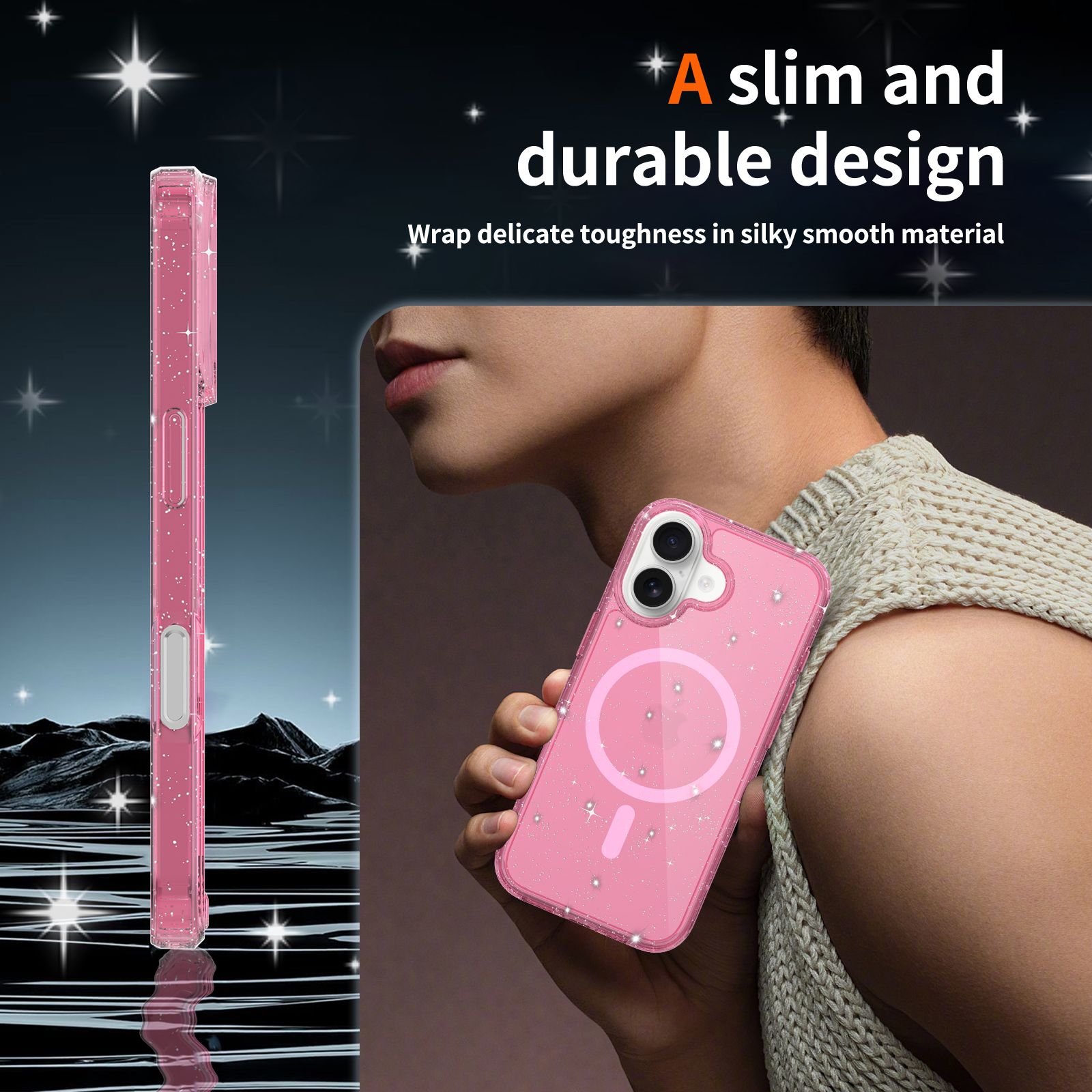 Stellar 1.5MM Magnetic Glitter Case — 25