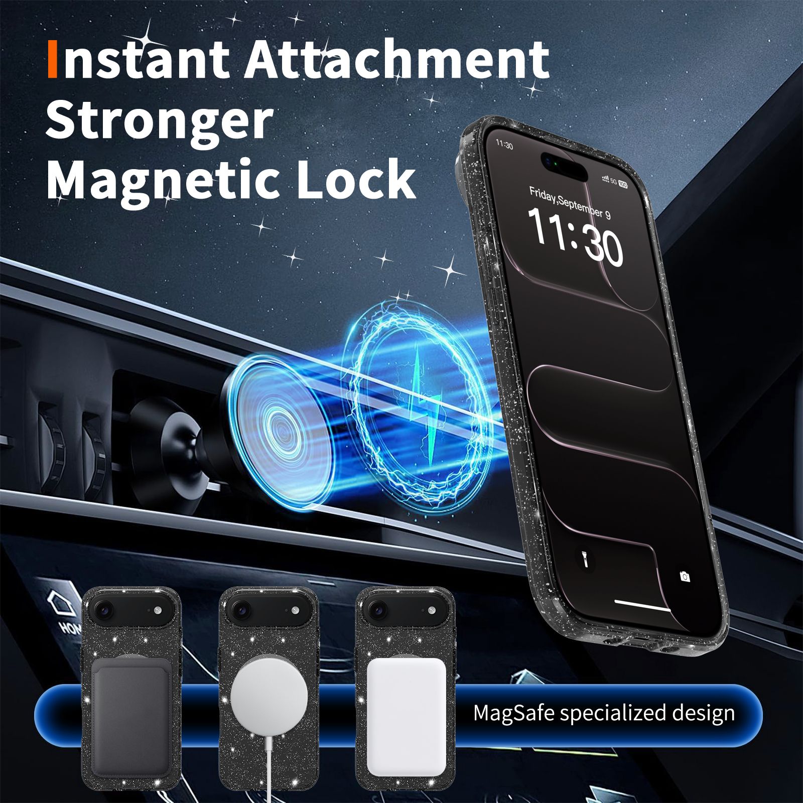 Stellar 1.5MM Magnetic Glitter Case — 39
