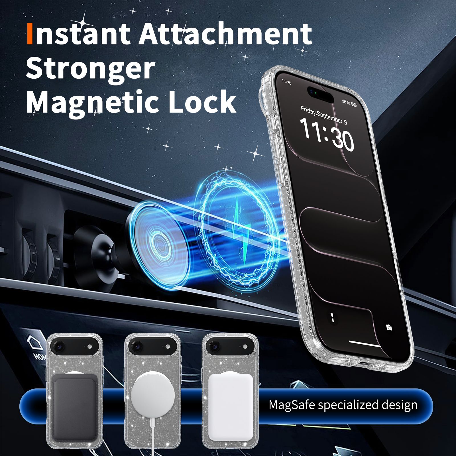 Stellar 1.5MM Magnetic Glitter Case — 30