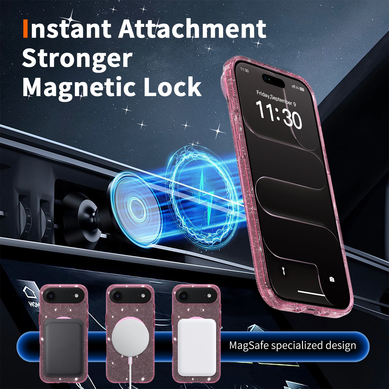 Stellar 1.5MM Magnetic Glitter Case — 46
