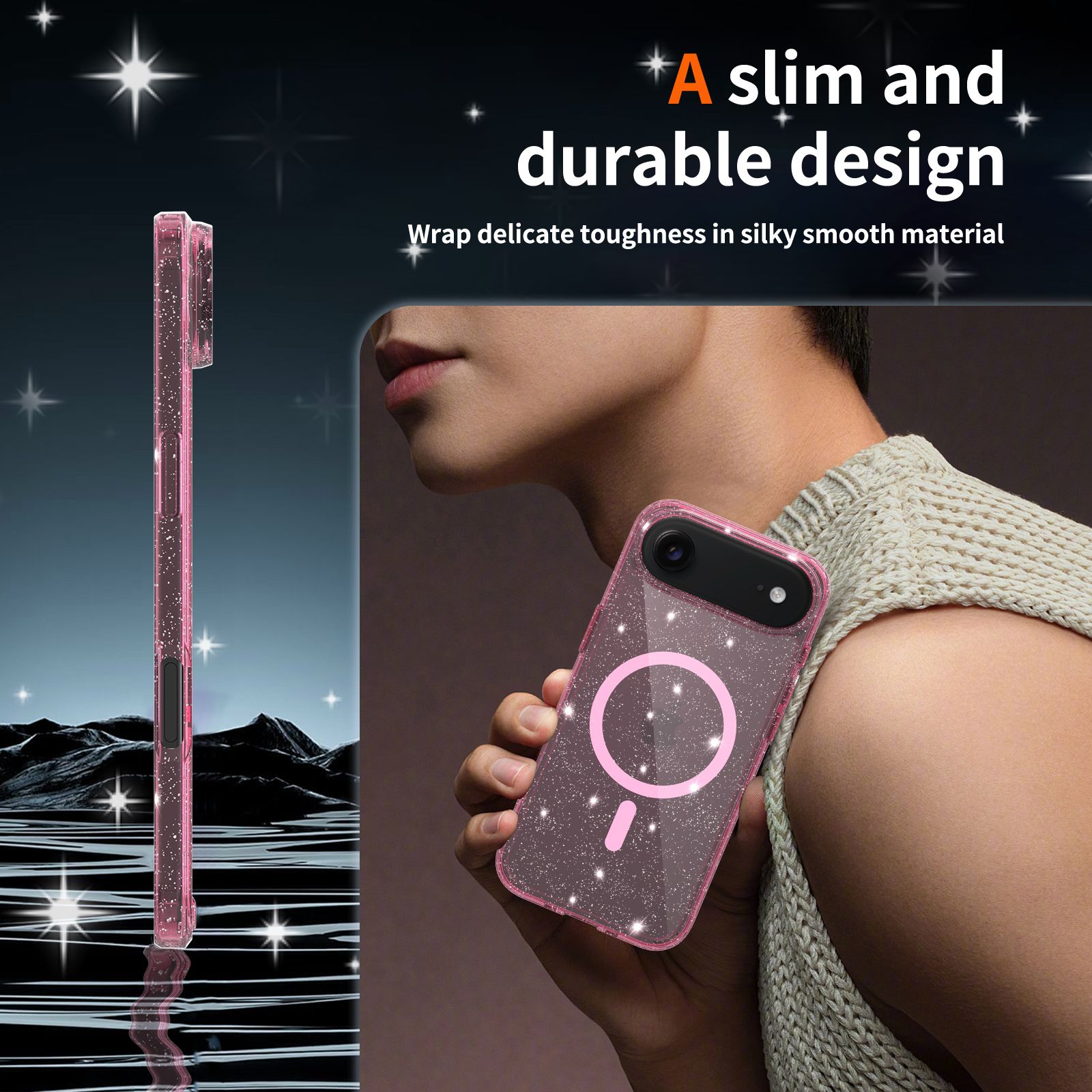 Stellar 1.5MM Magnetic Glitter Case — 48