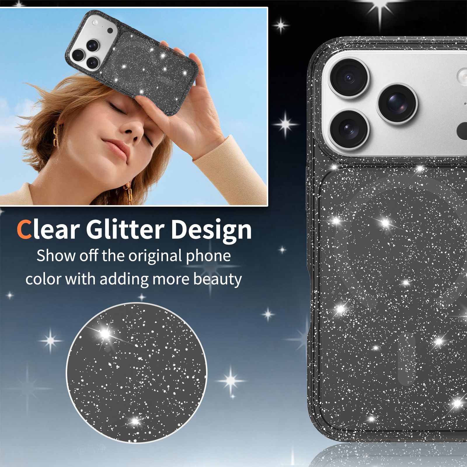 Stellar 1.5MM Magnetic Glitter Case — 60