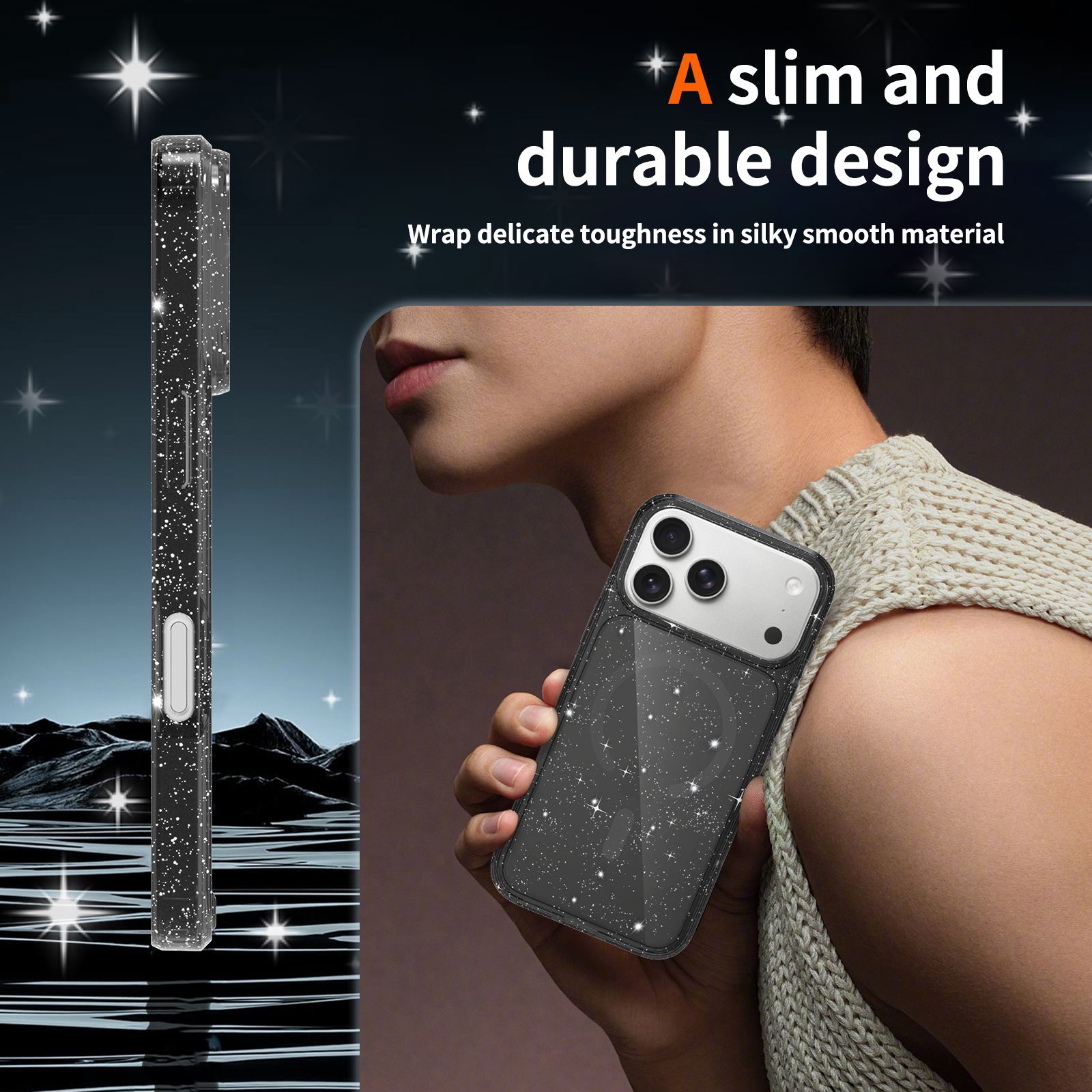 Stellar 1.5MM Magnetic Glitter Case — 64