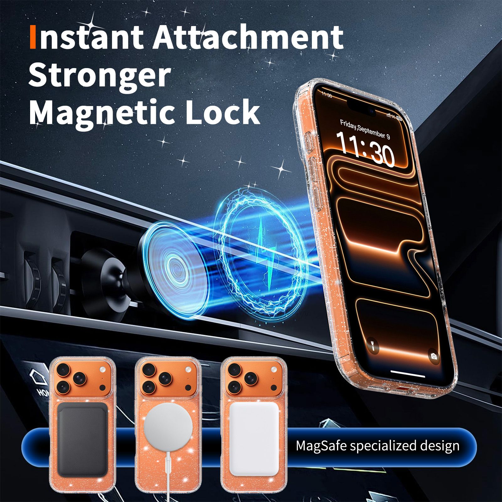 Stellar 1.5MM Magnetic Glitter Case — 53