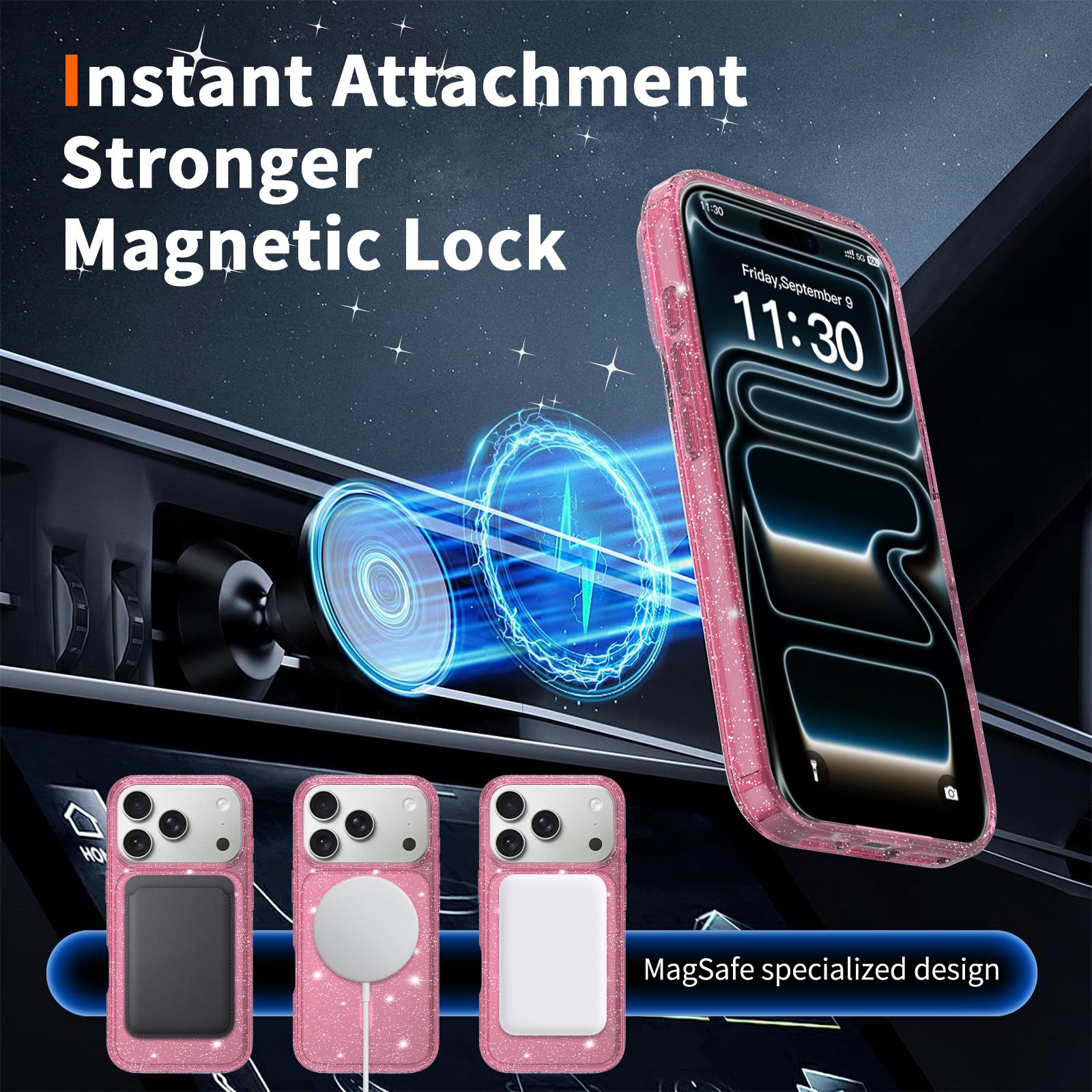 Stellar 1.5MM Magnetic Glitter Case — 69