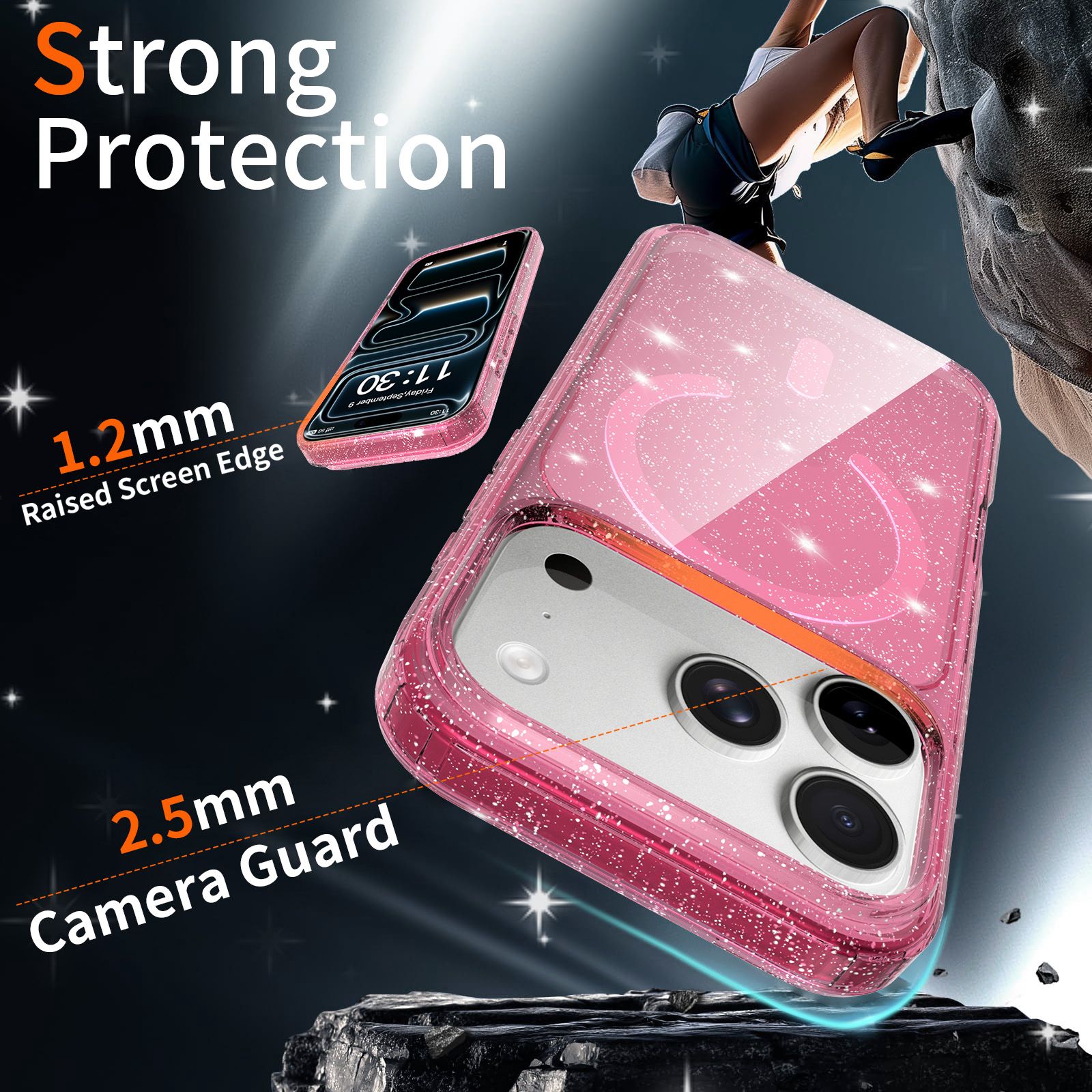Stellar 1.5MM Magnetic Glitter Case — 72