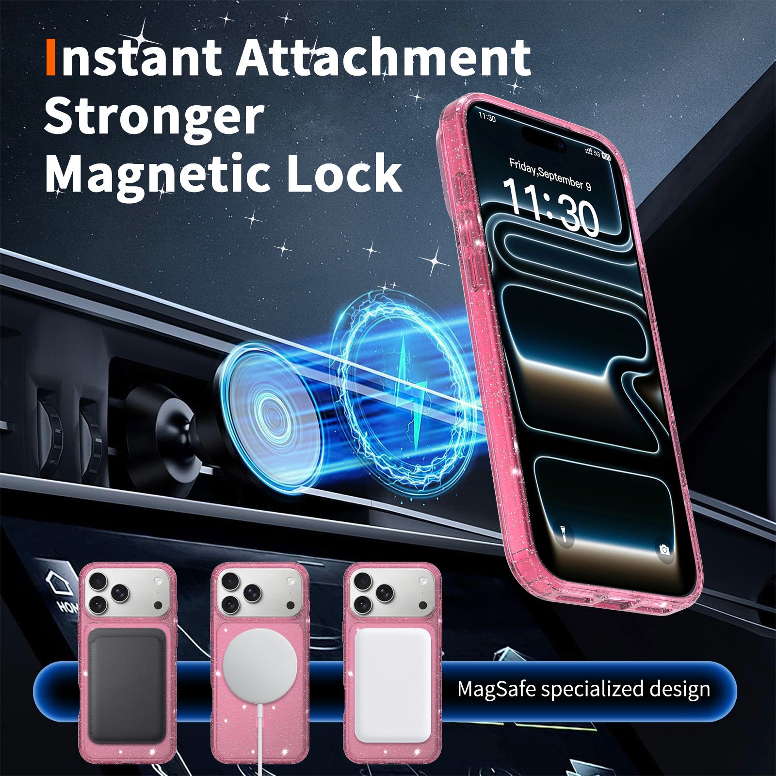 Stellar 1.5MM Magnetic Glitter Case — 89