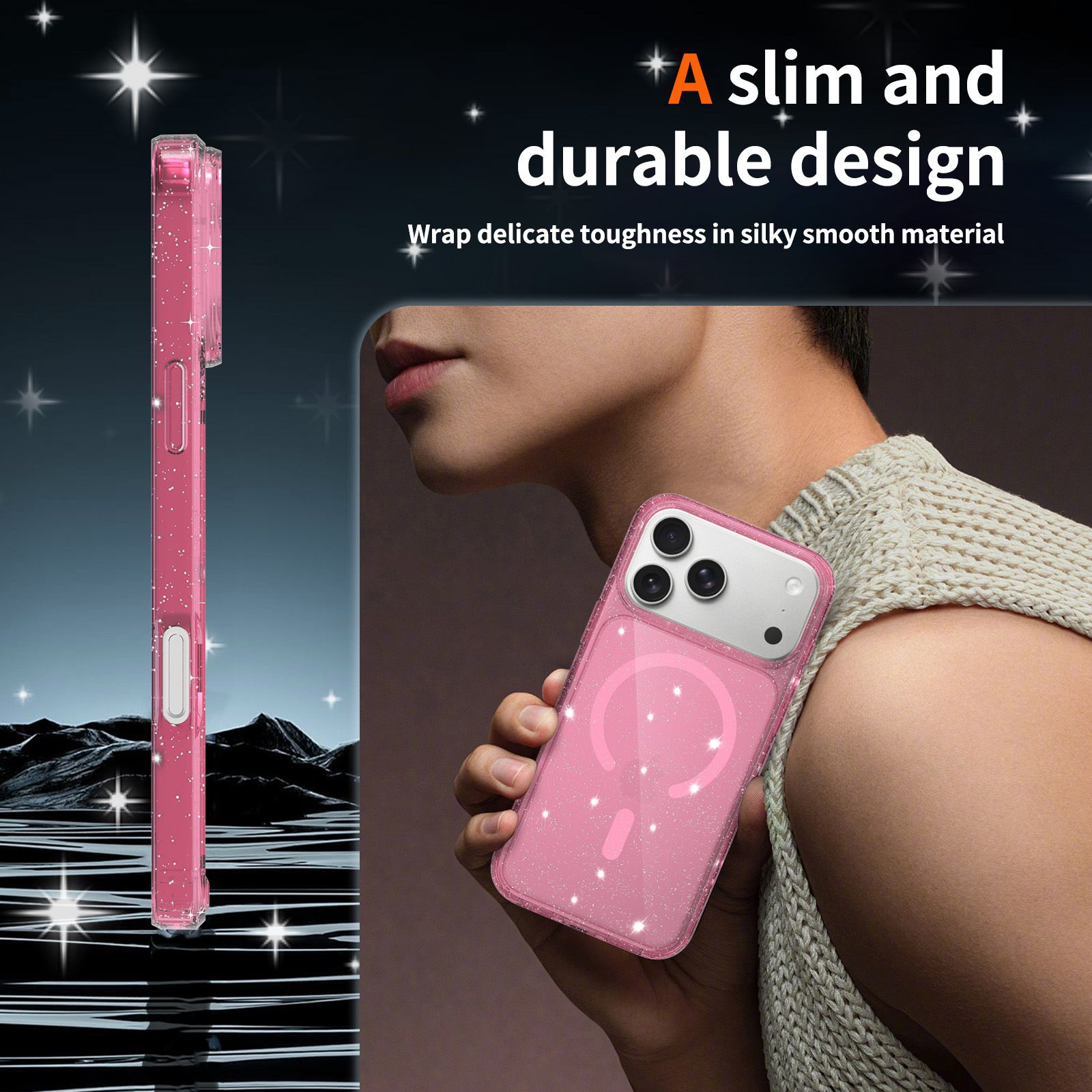 Stellar 1.5MM Magnetic Glitter Case — 91