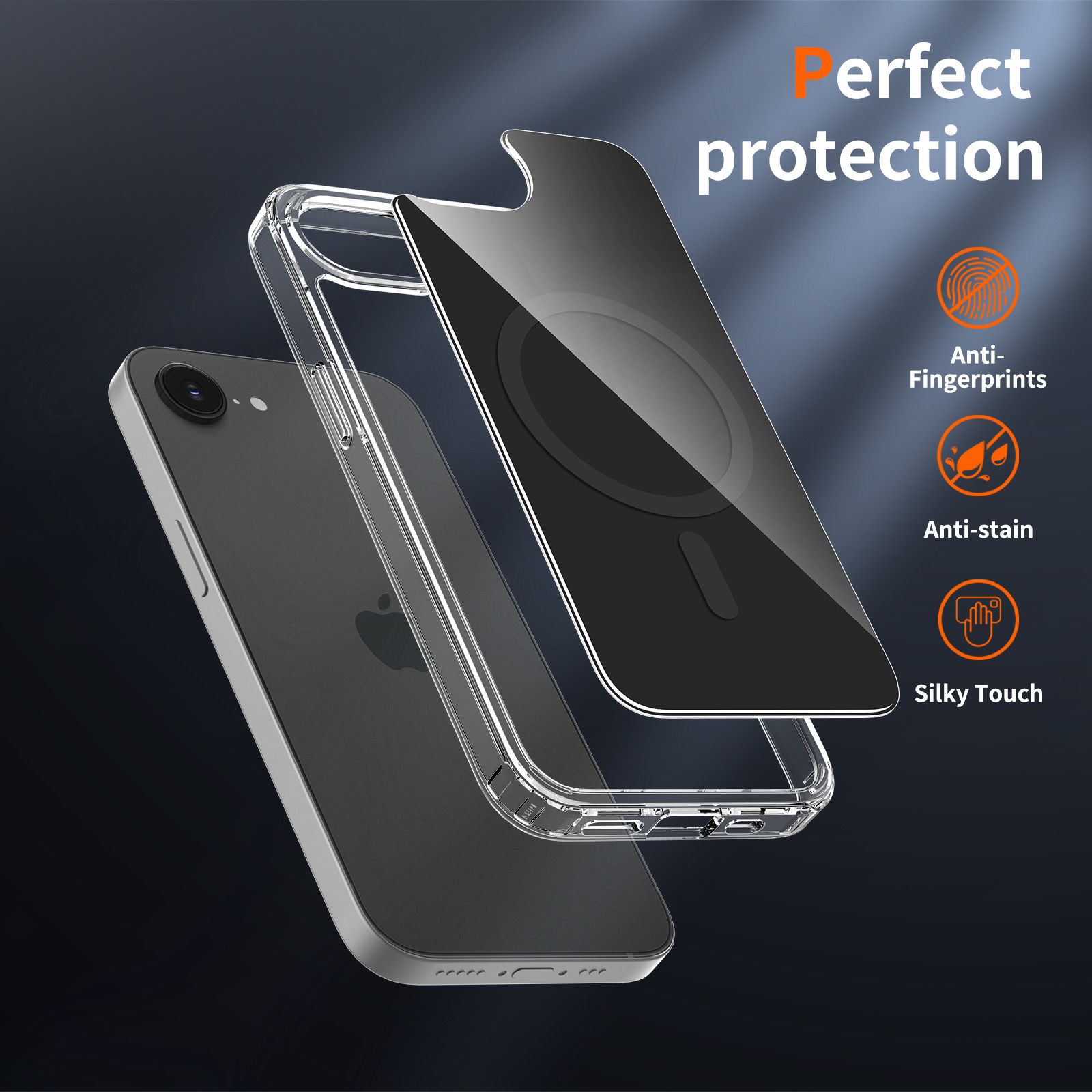 Reflect 1.5MM Mirror Magnetic Clear Case — 100