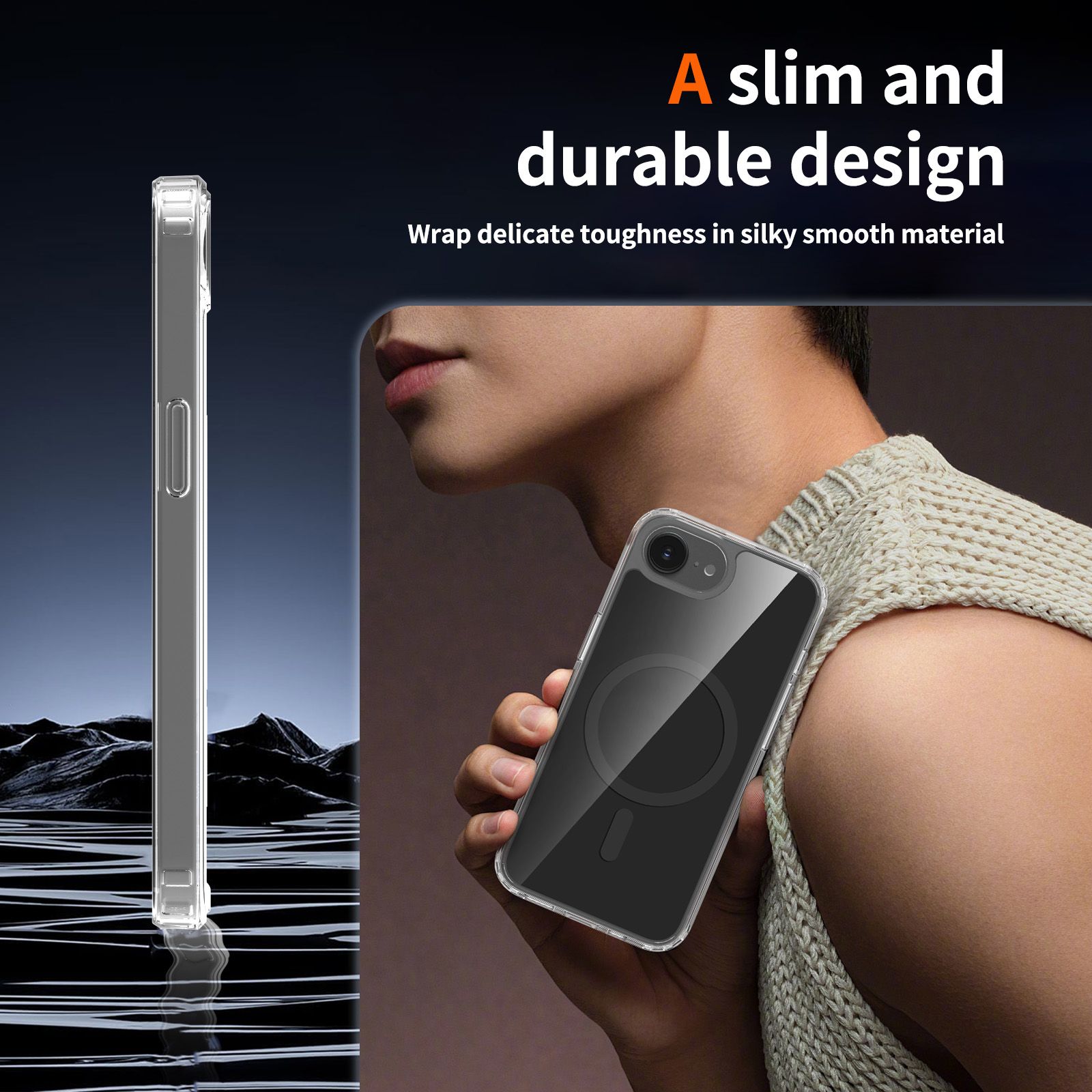 Reflect 1.5MM Mirror Magnetic Clear Case — 101