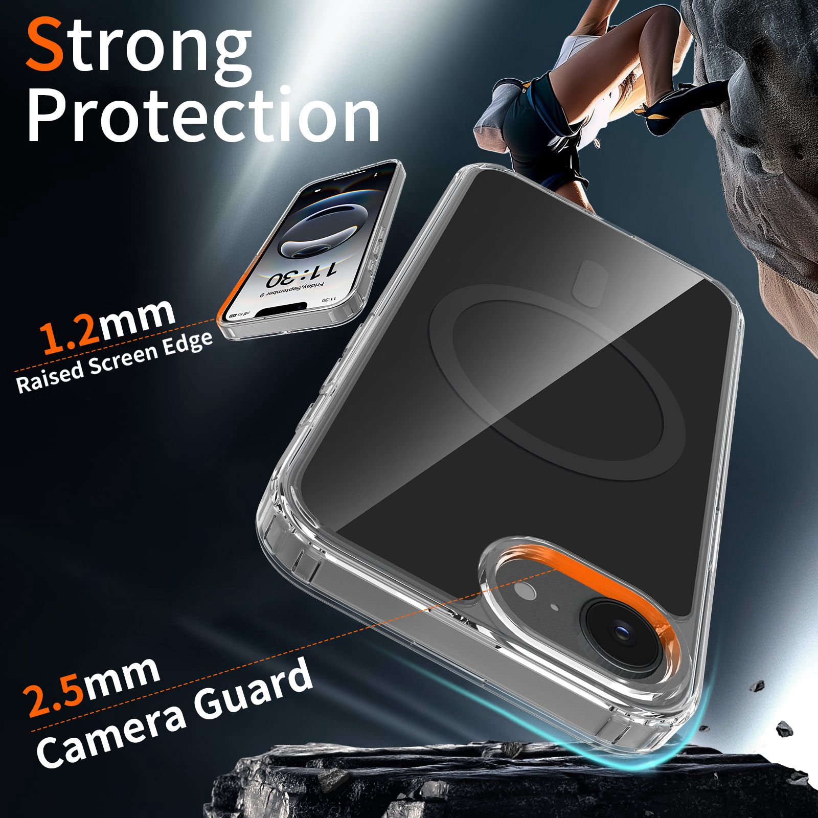 Reflect 1.5MM Mirror Magnetic Clear Case — 98