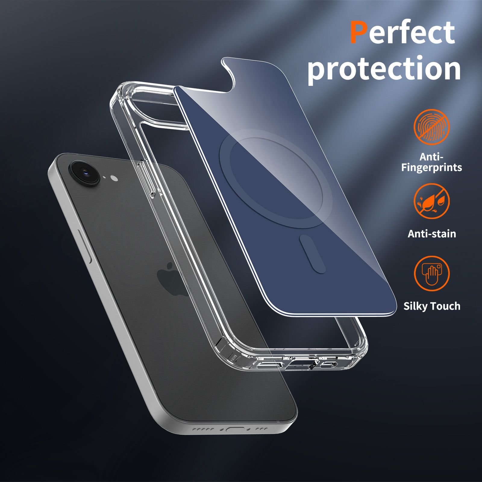 Reflect 1.5MM Mirror Magnetic Clear Case — 108
