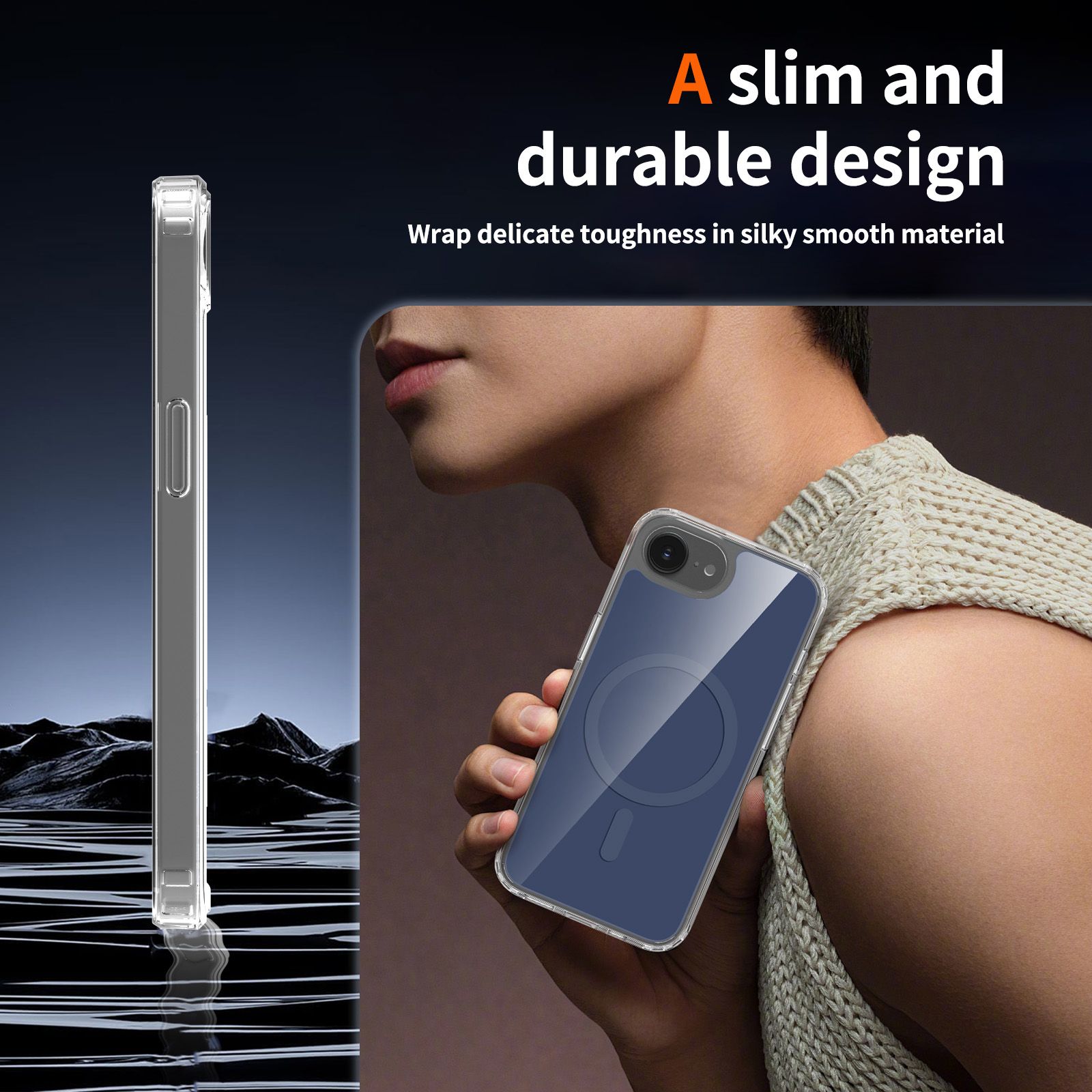 Reflect 1.5MM Mirror Magnetic Clear Case — 109