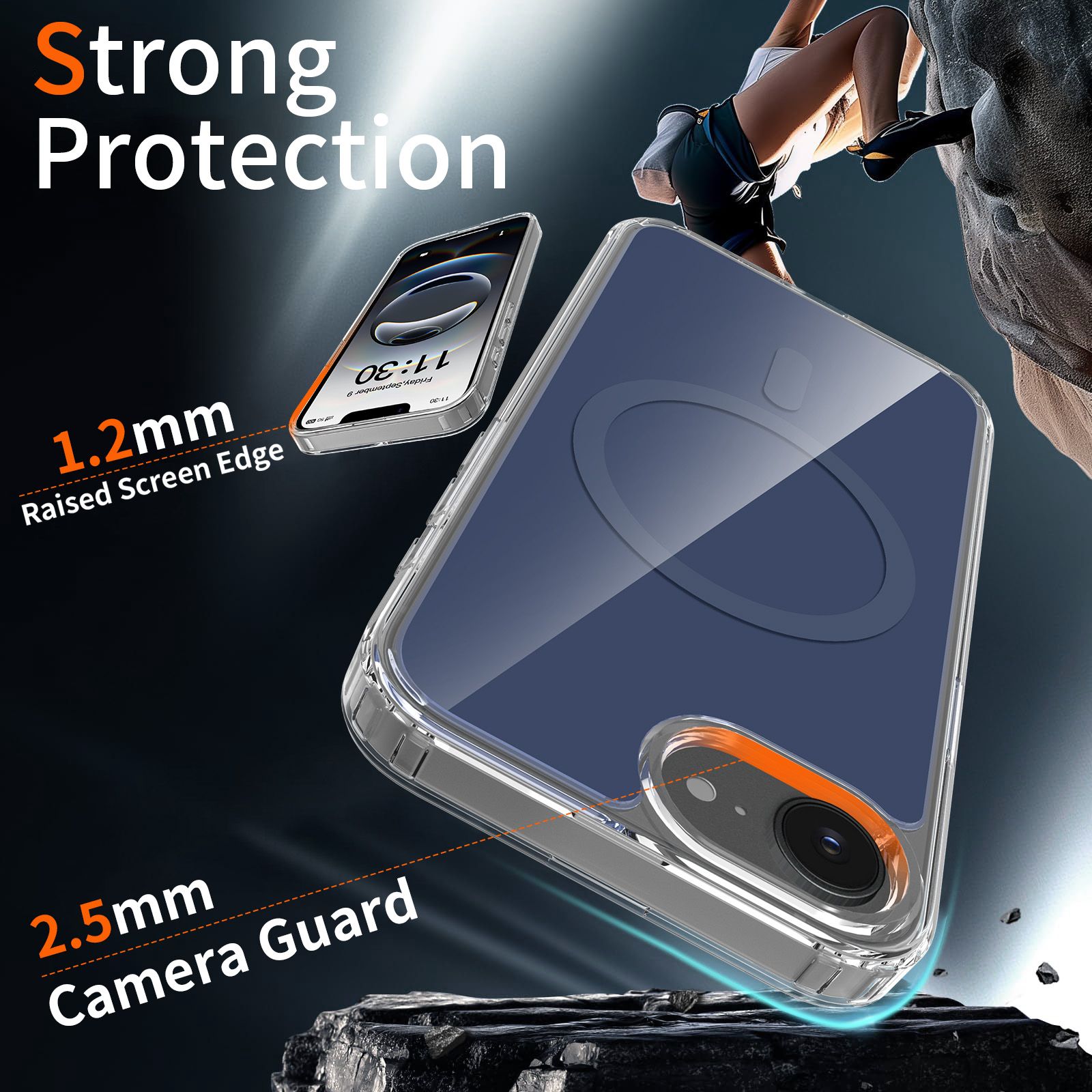 Reflect 1.5MM Mirror Magnetic Clear Case — 106