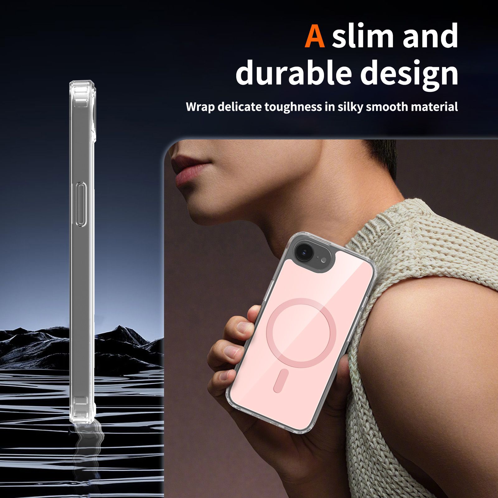 Reflect 1.5MM Mirror Magnetic Clear Case — 115