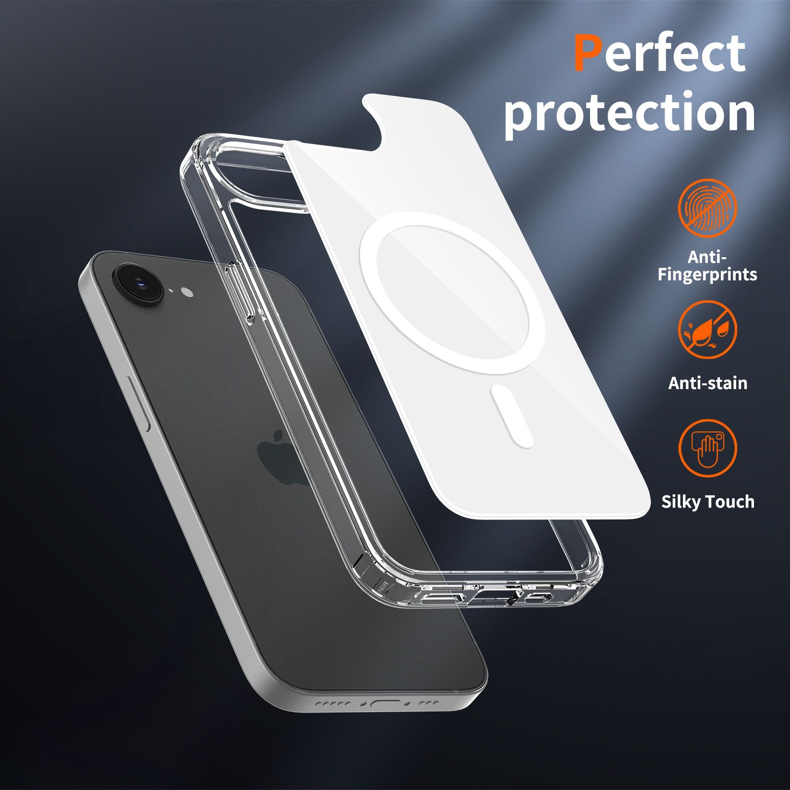 Reflect 1.5MM Mirror Magnetic Clear Case — 126