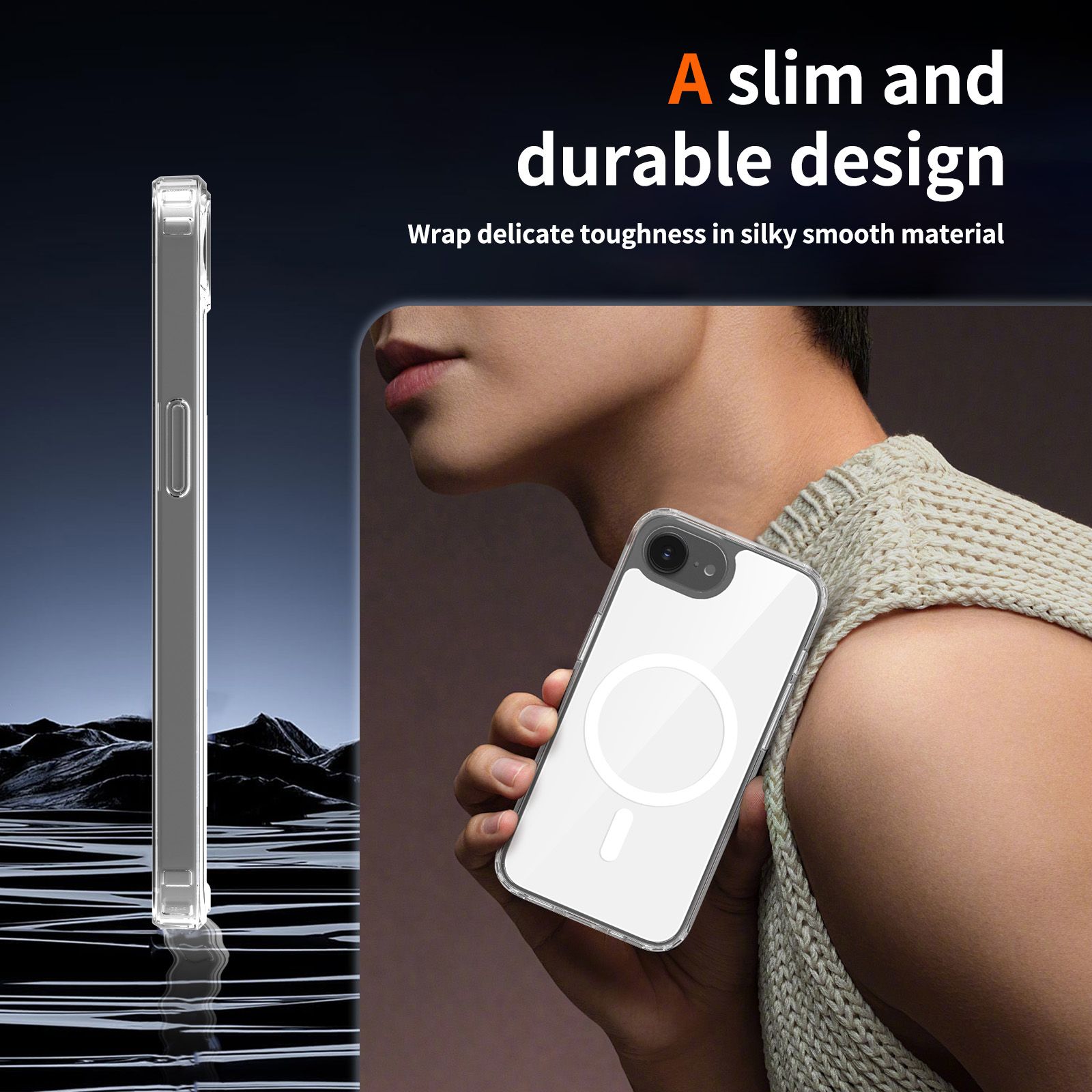 Reflect 1.5MM Mirror Magnetic Clear Case — 127