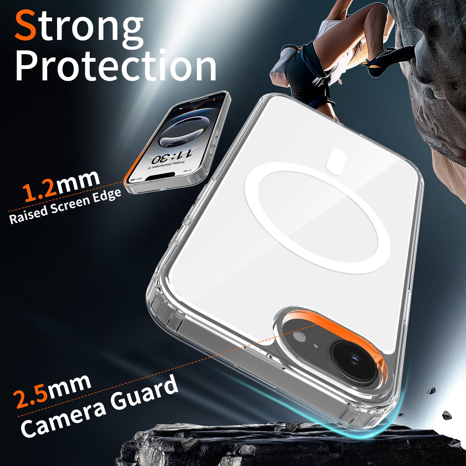 Reflect 1.5MM Mirror Magnetic Clear Case — 124
