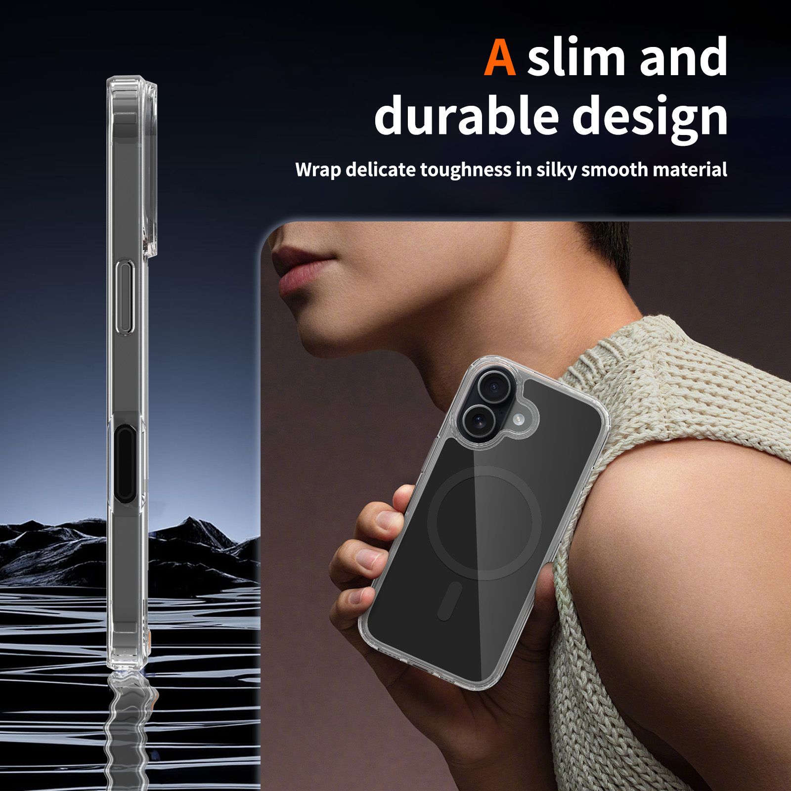 Reflect 1.5MM Mirror Magnetic Clear Case — 7
