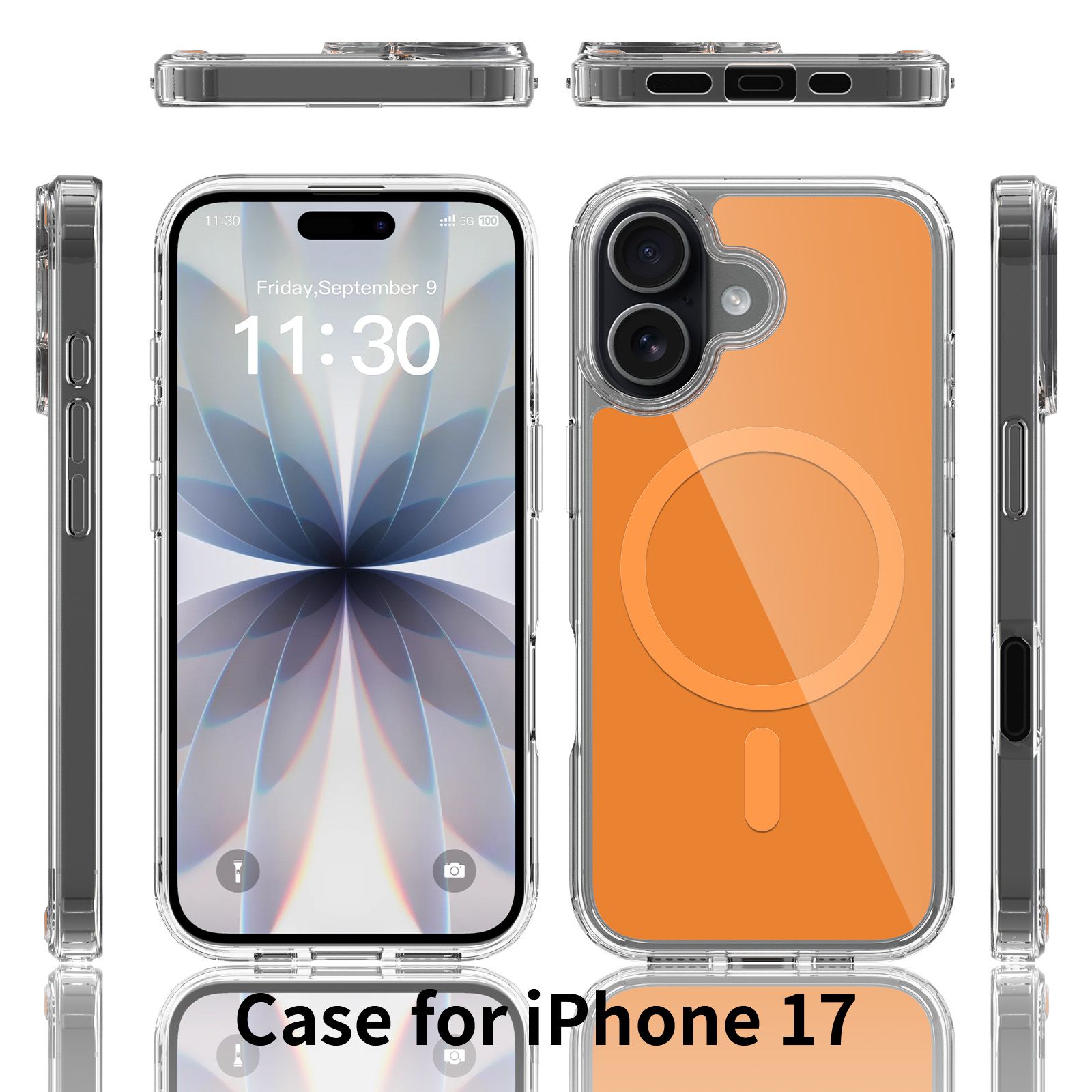 Reflect 1.5MM Mirror Magnetic Clear Case — 9