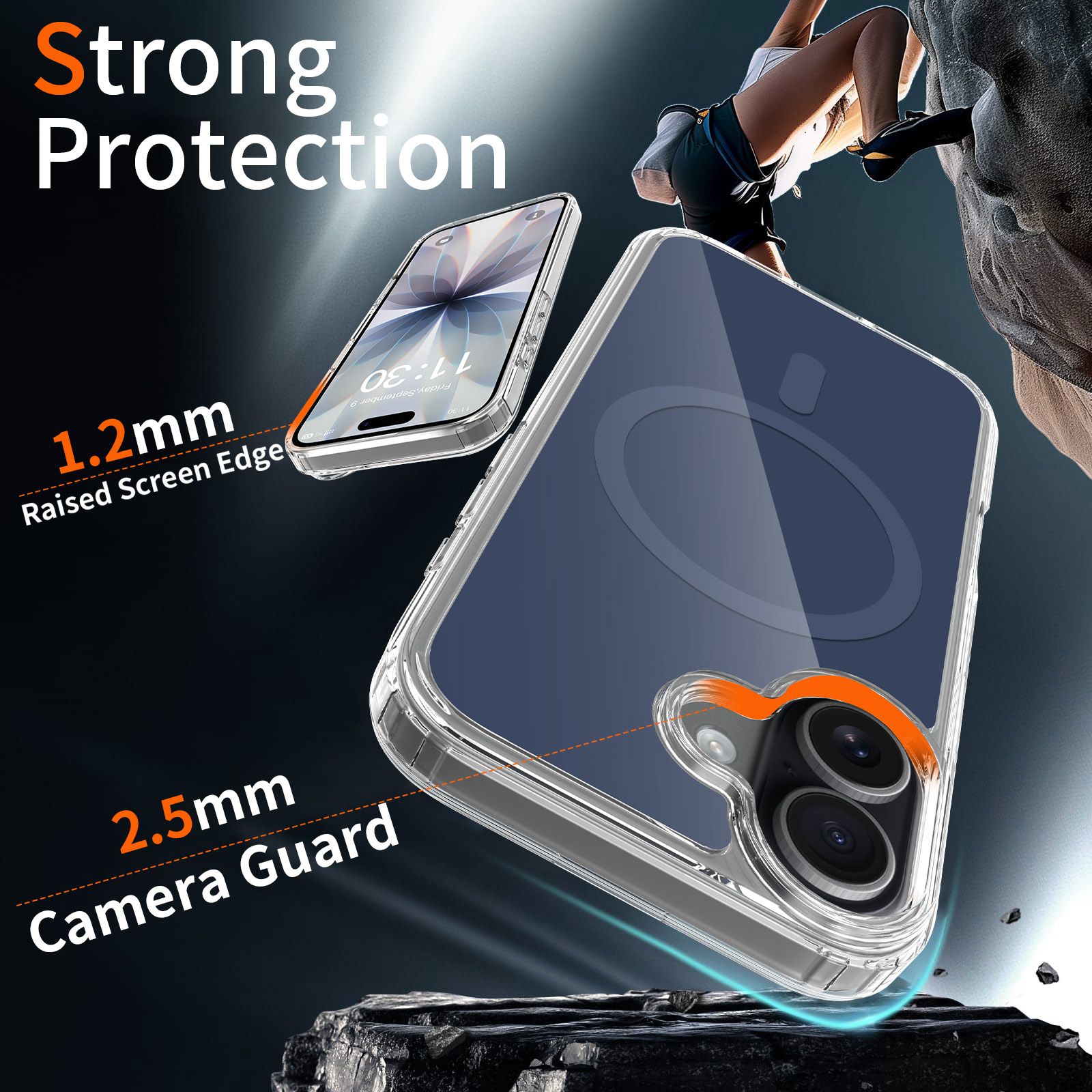 Reflect 1.5MM Mirror Magnetic Clear Case — 12