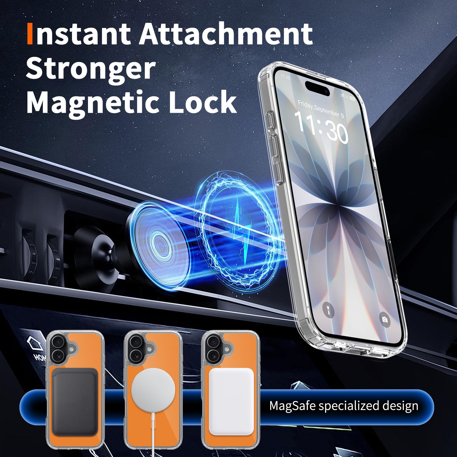 Reflect 1.5MM Mirror Magnetic Clear Case — 28