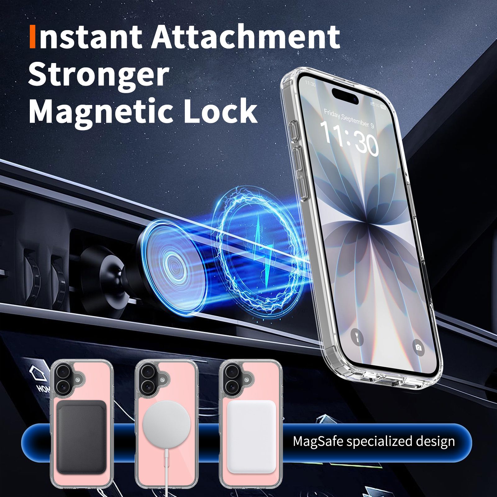 Reflect 1.5MM Mirror Magnetic Clear Case — 22