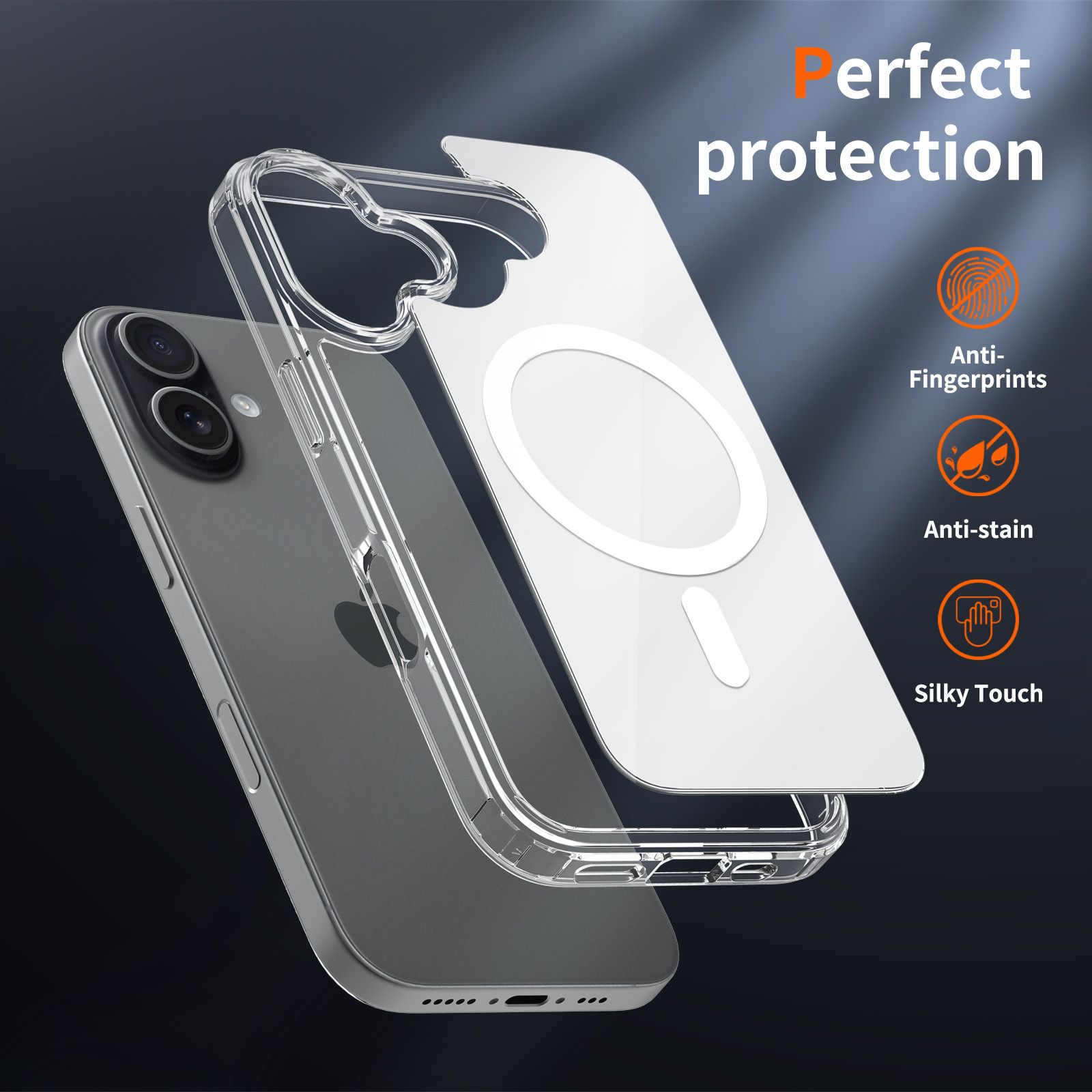 Reflect 1.5MM Mirror Magnetic Clear Case — 32