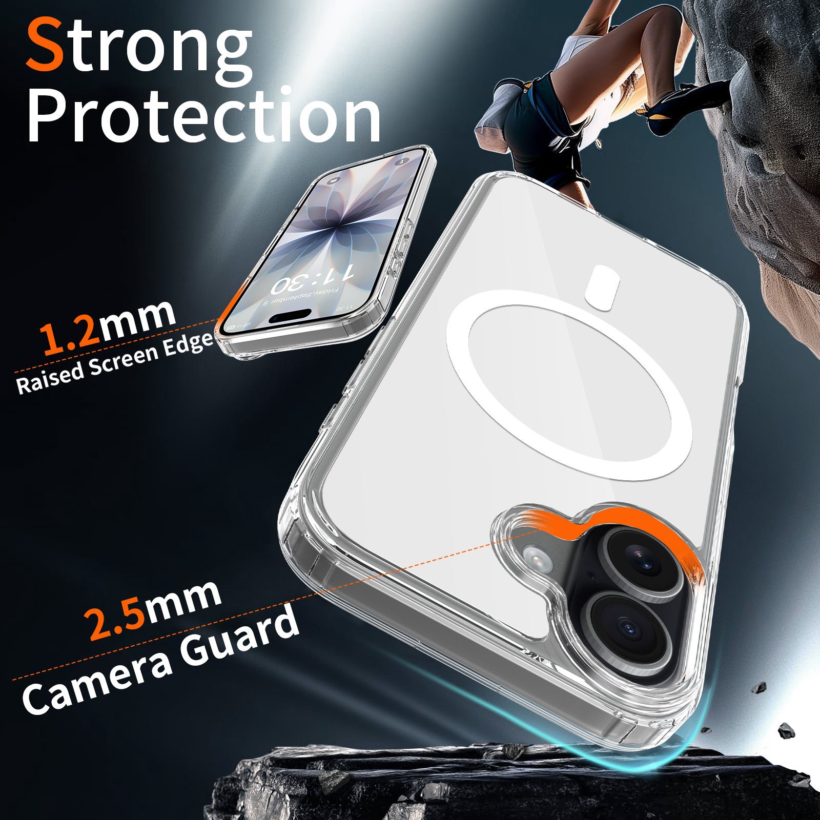 Reflect 1.5MM Mirror Magnetic Clear Case — 30