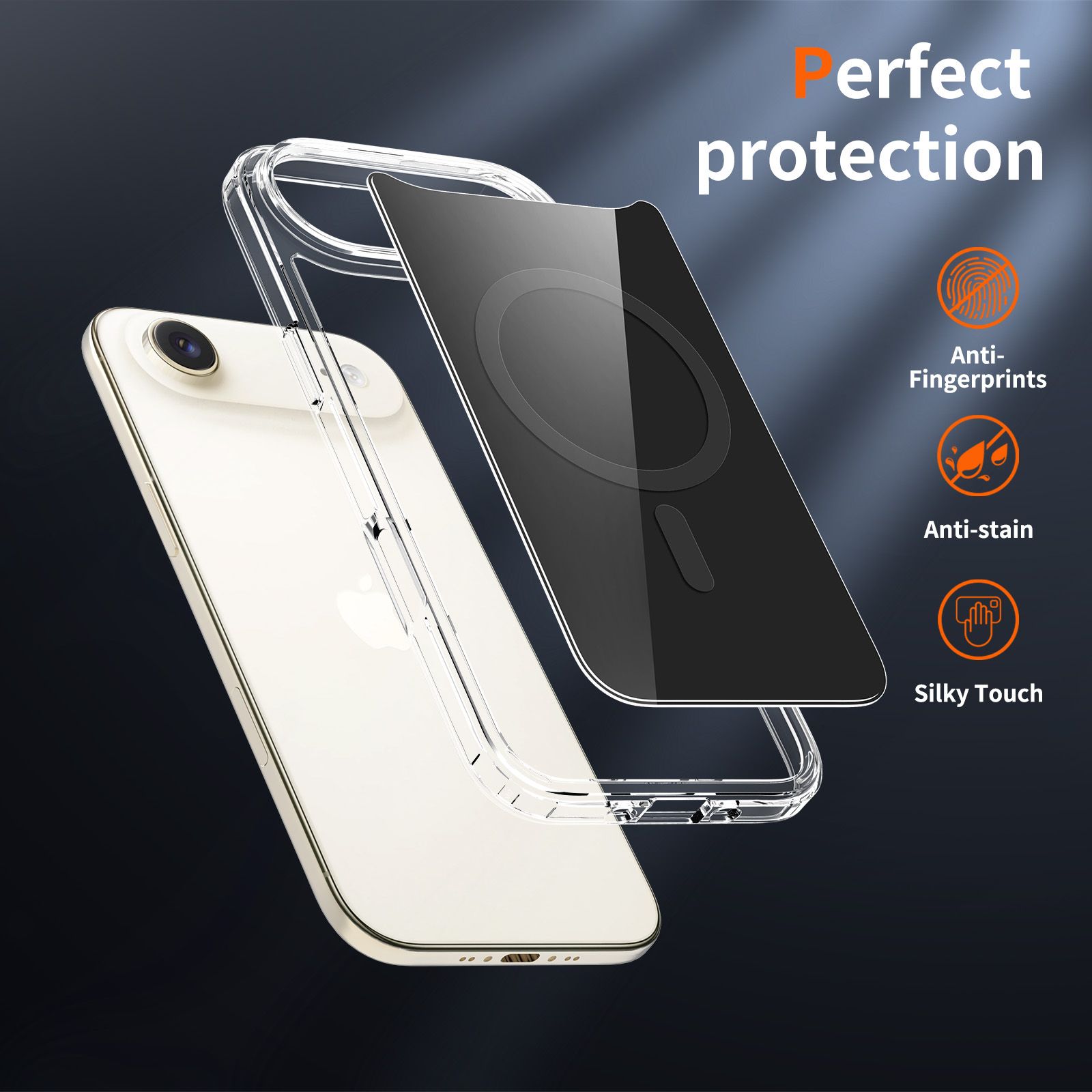 Reflect 1.5MM Mirror Magnetic Clear Case — 38