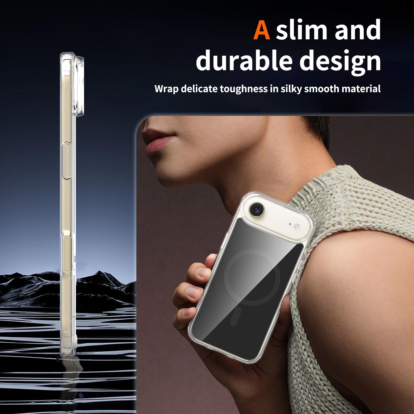 Reflect 1.5MM Mirror Magnetic Clear Case — 39