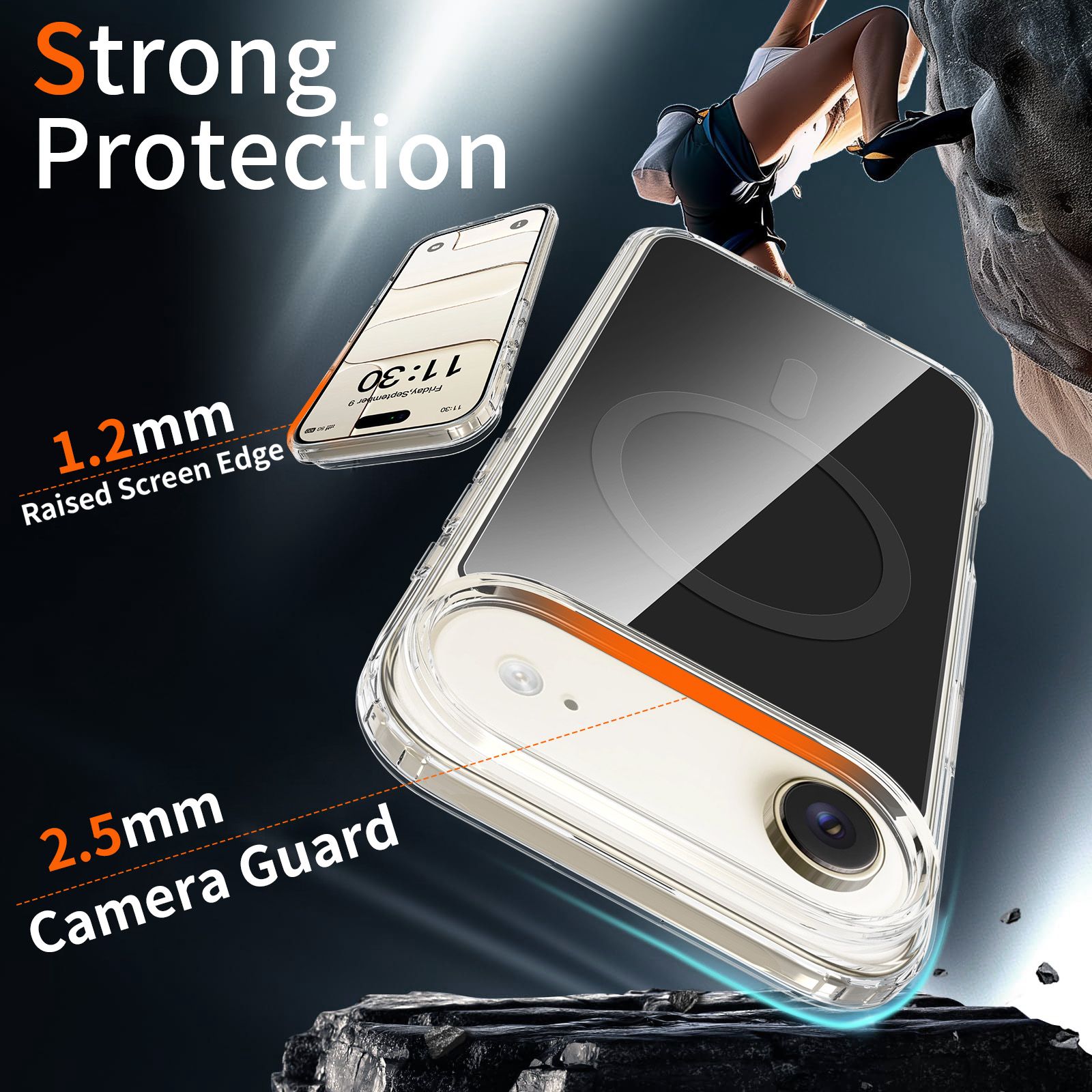 Reflect 1.5MM Mirror Magnetic Clear Case — 36