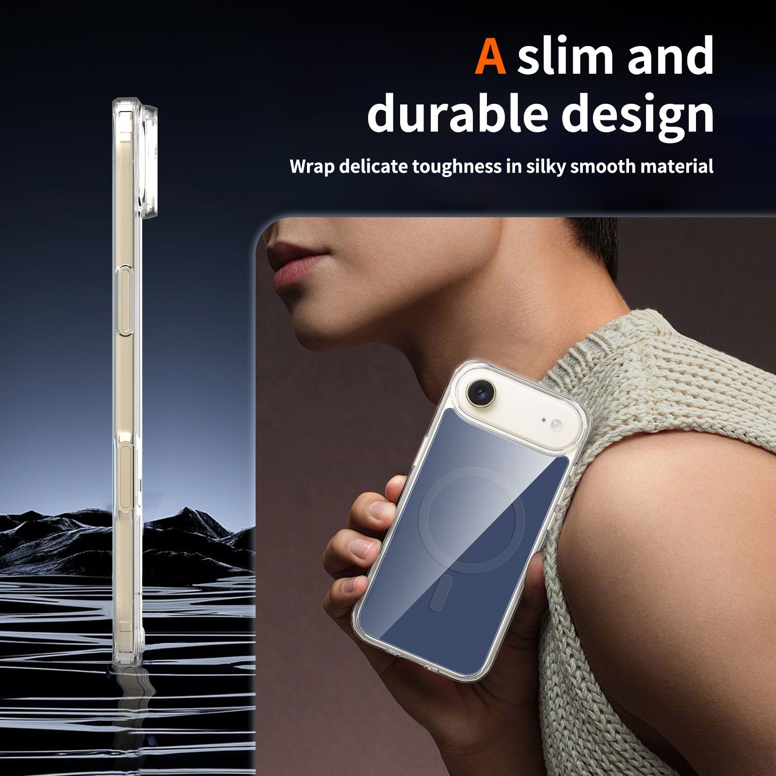 Reflect 1.5MM Mirror Magnetic Clear Case — 47