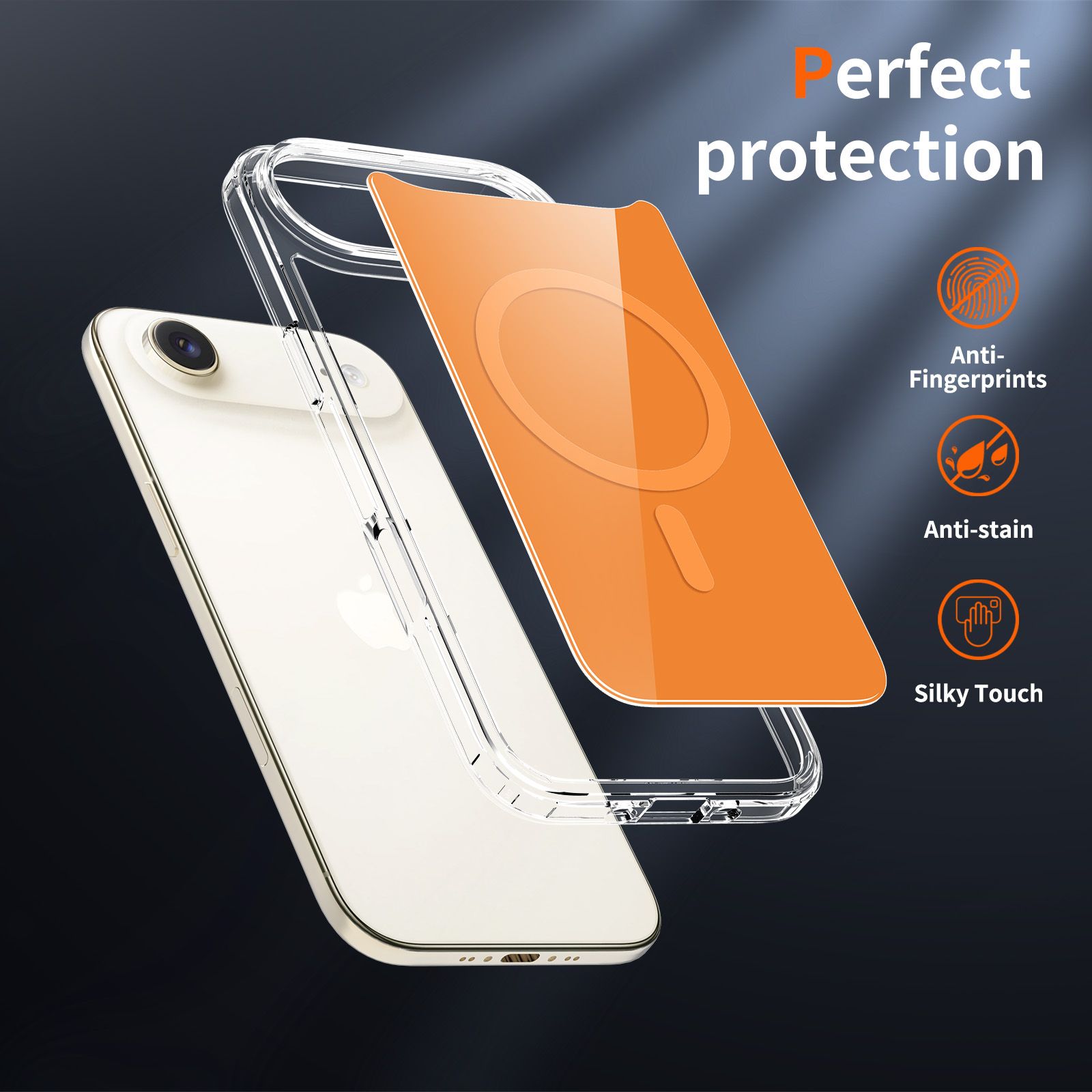 Reflect 1.5MM Mirror Magnetic Clear Case — 58