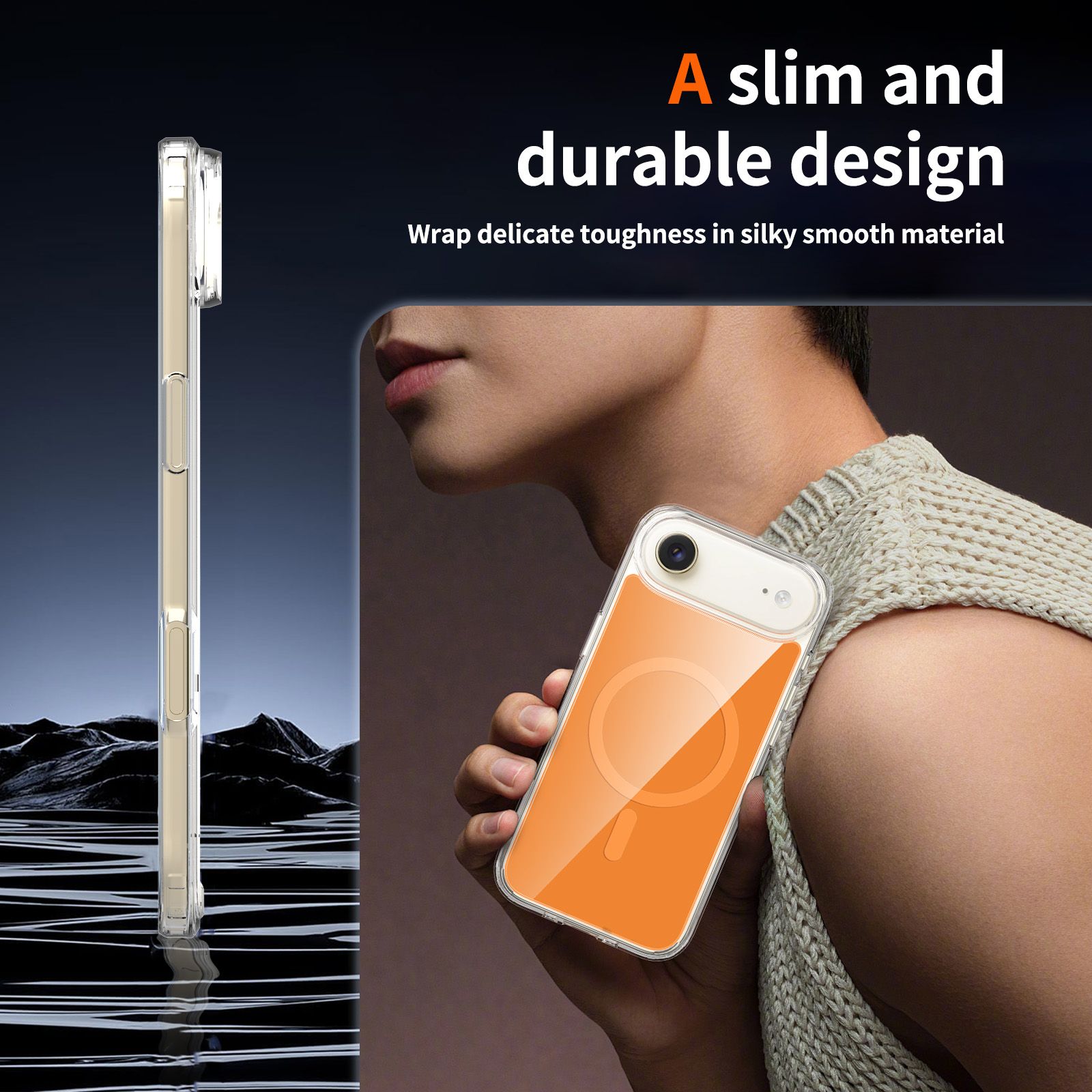 Reflect 1.5MM Mirror Magnetic Clear Case — 59