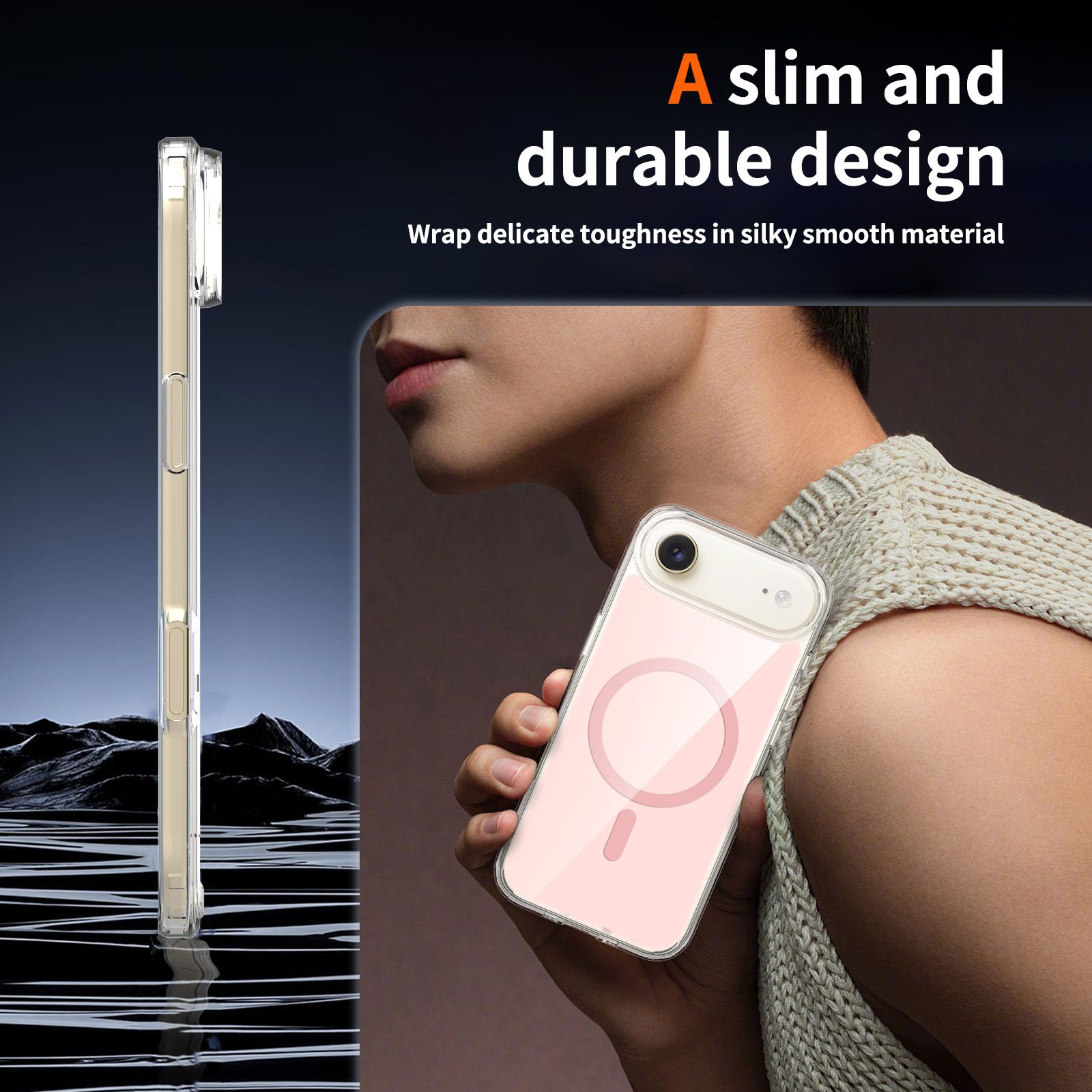 Reflect 1.5MM Mirror Magnetic Clear Case — 53