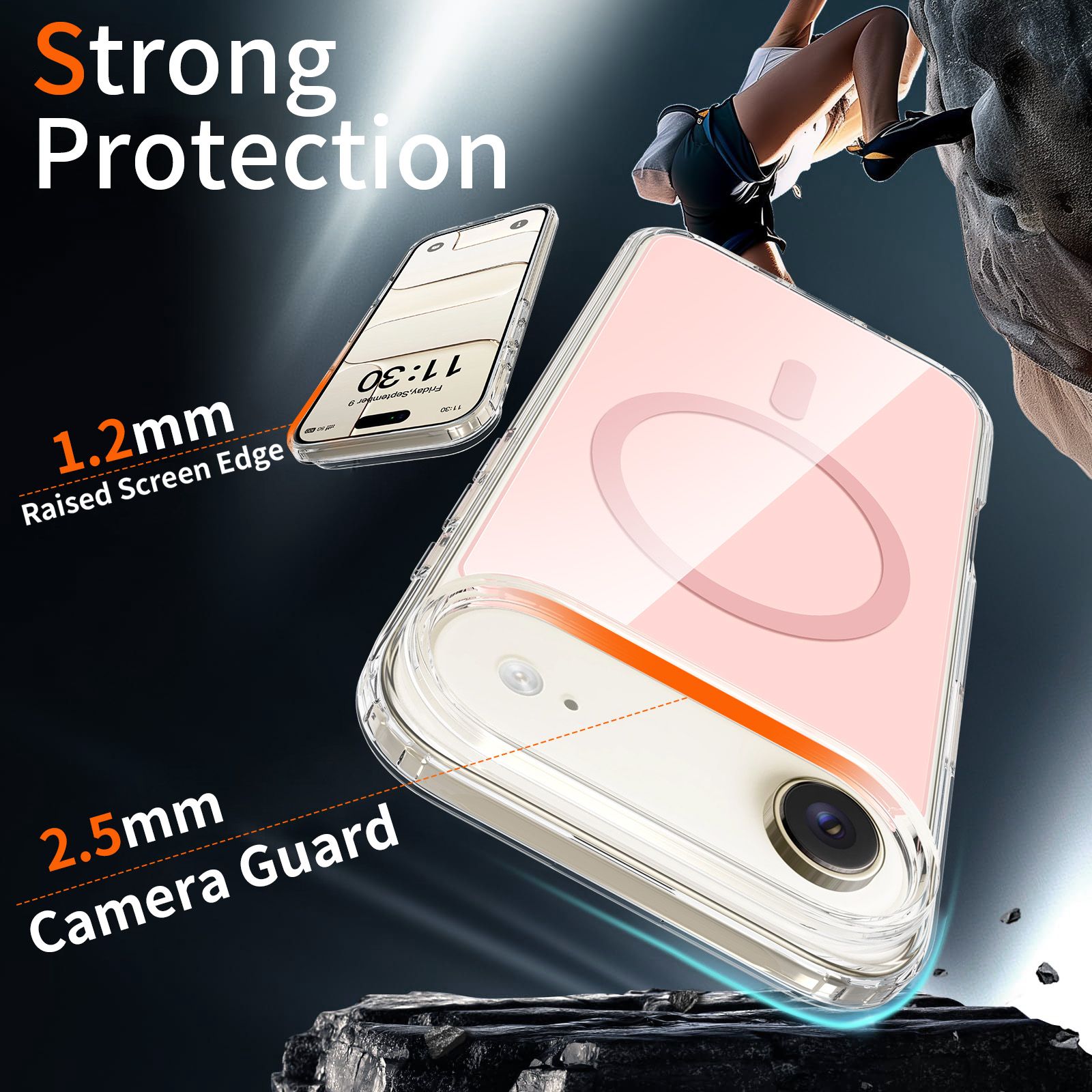 Reflect 1.5MM Mirror Magnetic Clear Case — 50