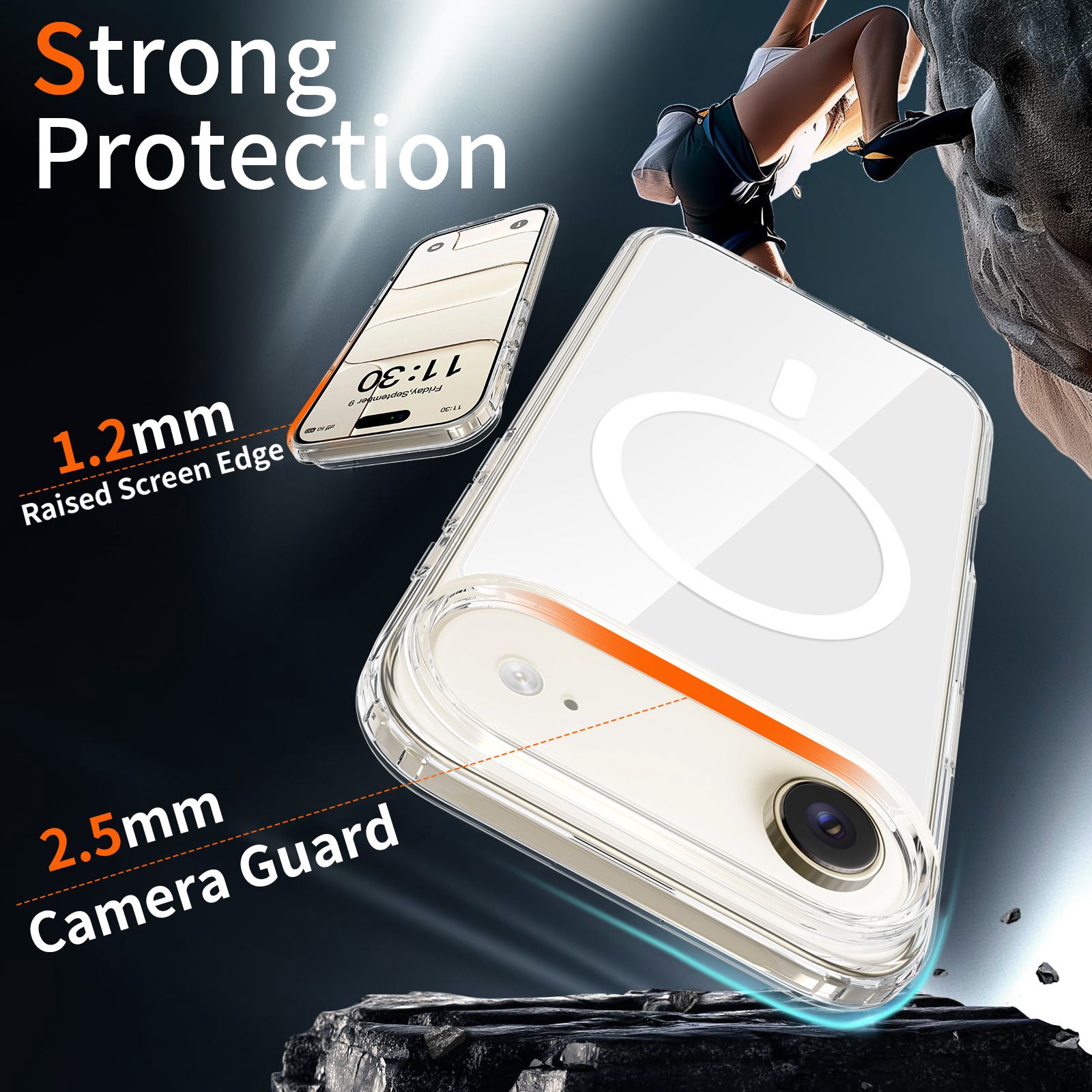 Reflect 1.5MM Mirror Magnetic Clear Case — 62