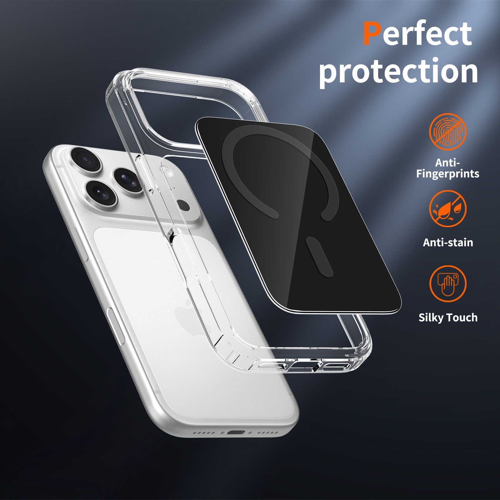 Reflect 1.5MM Mirror Magnetic Clear Case — 70
