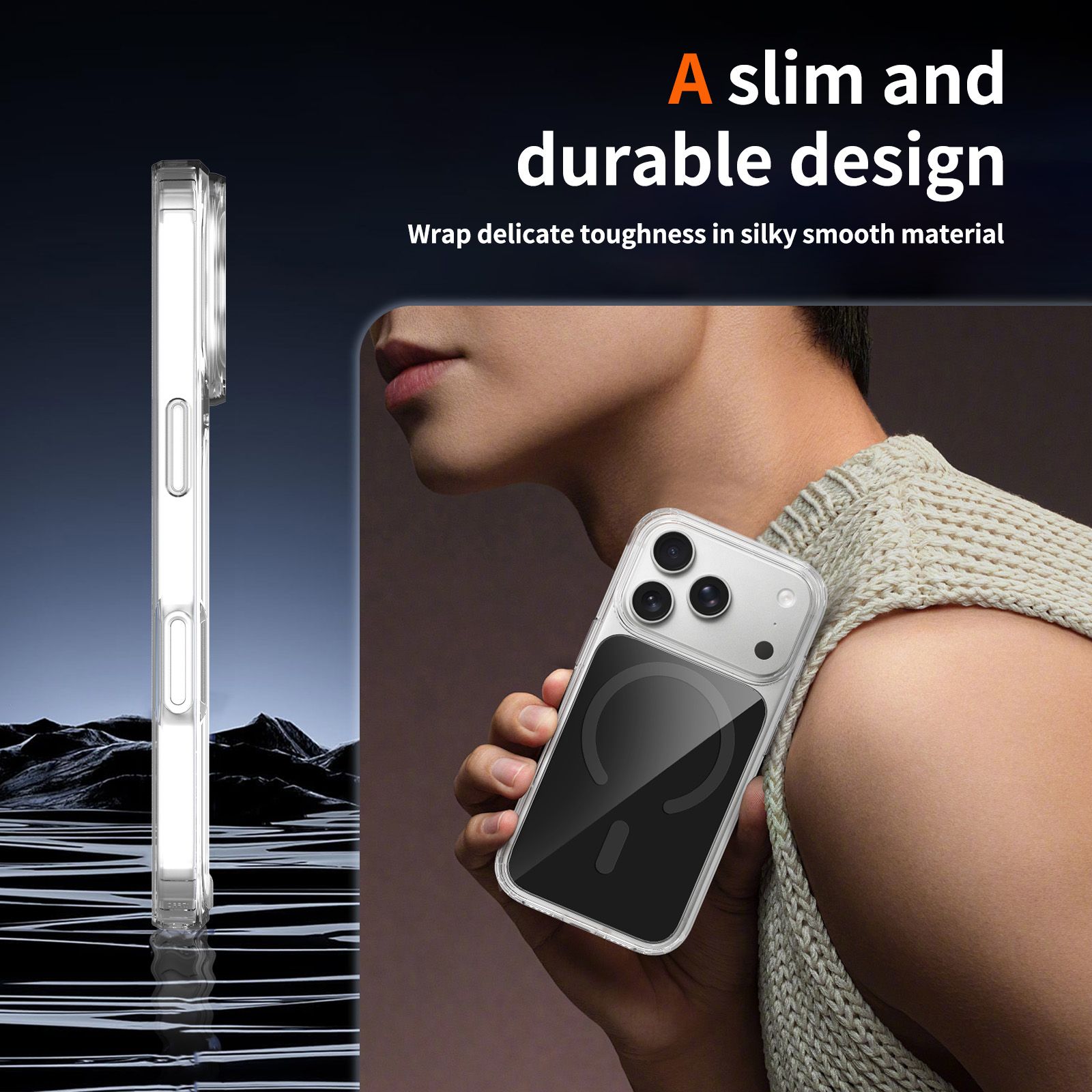 Reflect 1.5MM Mirror Magnetic Clear Case — 71